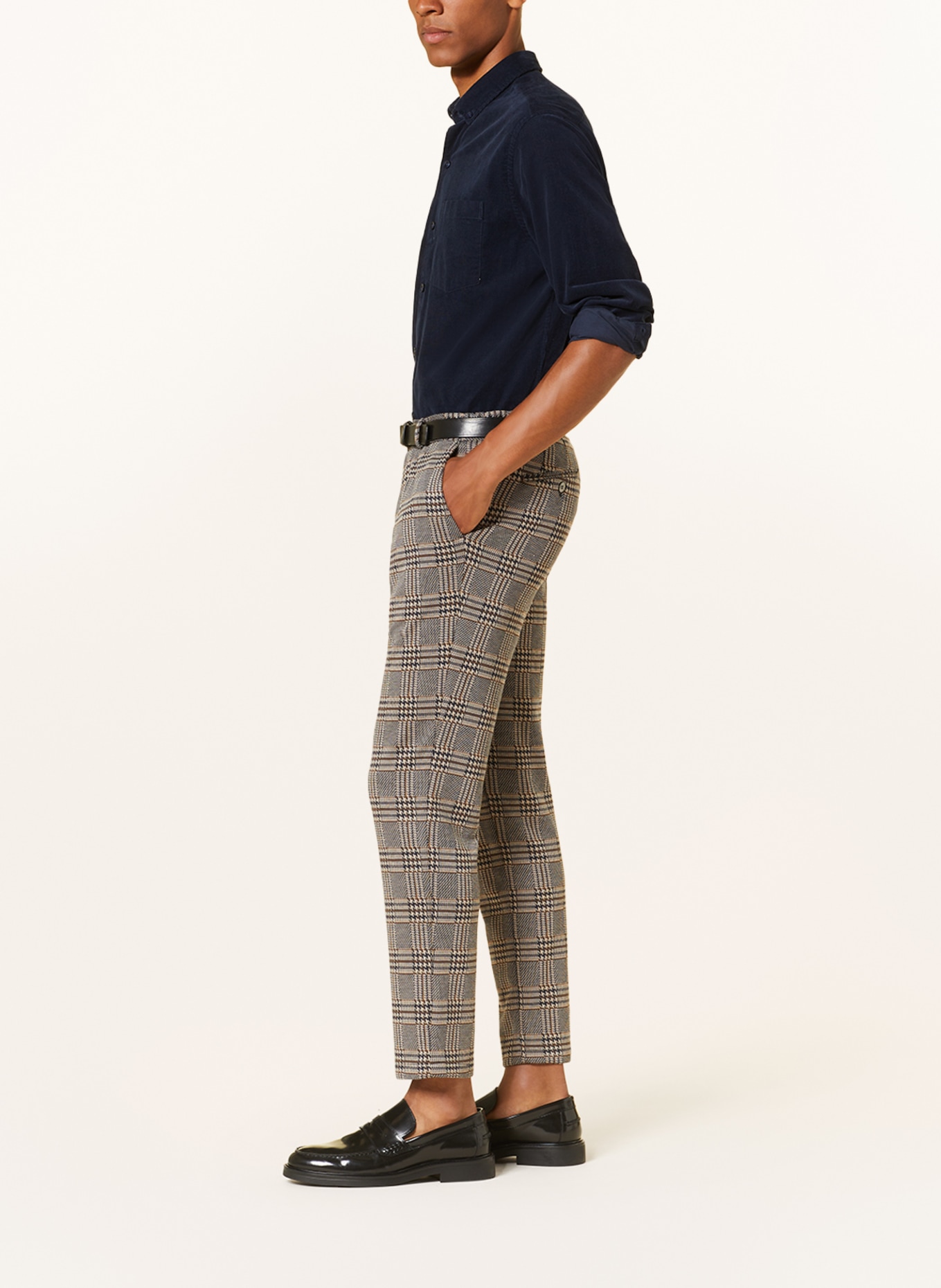 PAUL Anzughose Extra Slim Fit, Farbe: 860 Brown Navy (Bild 5)