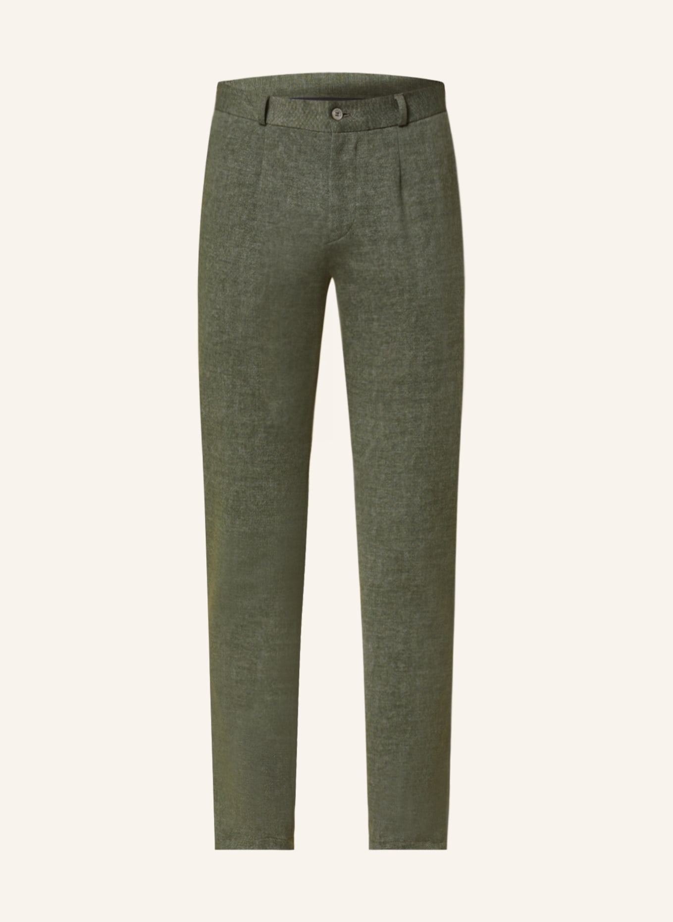 PAUL Anzughose Slim Fit aus Jersey, Farbe: 750 Olive (Bild 1)