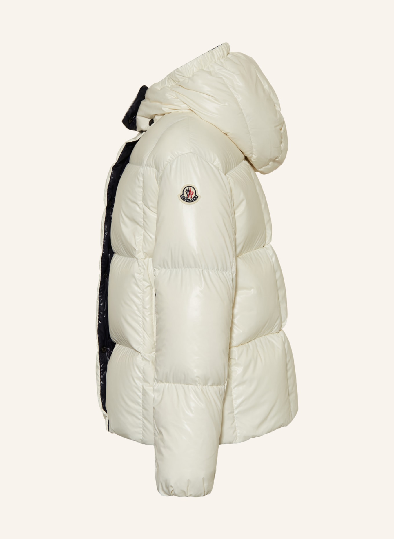 MONCLER enfant Péřová bunda PARANA s odnímatelnou kapucí, Barva: BÍLÁ (Obrázek 4)