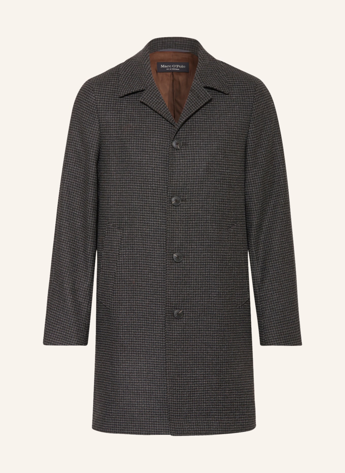 Marc O'Polo Wool coat, Color: BLACK/ GRAY (Image 1)