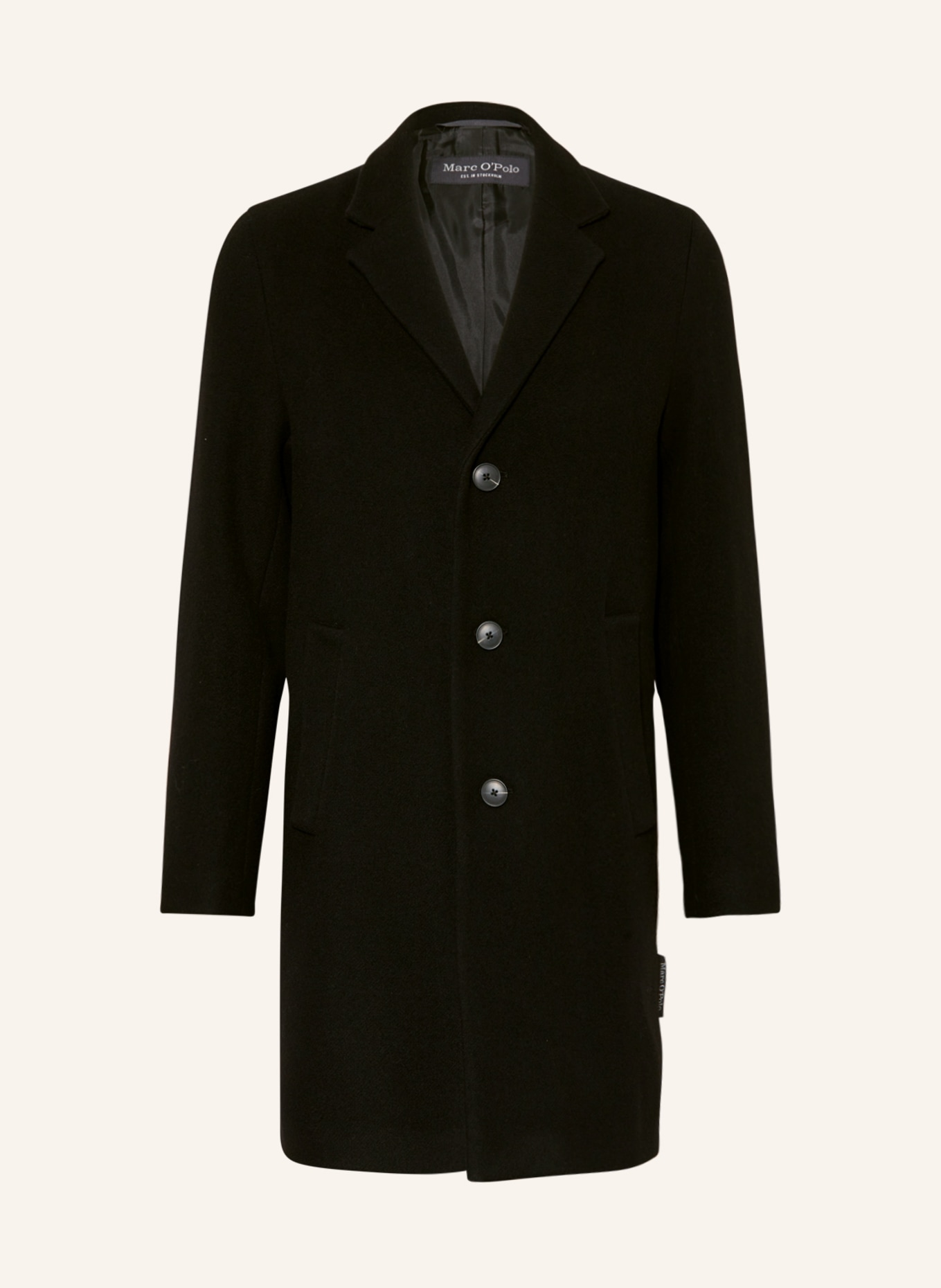 Marc O'Polo Wool coat, Color: BLACK (Image 1)