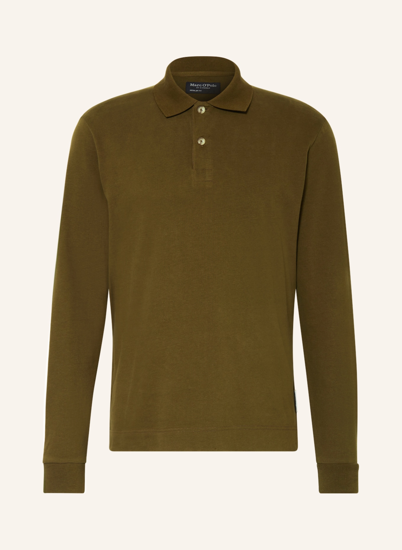 Marc O'Polo Jersey-Poloshirt, Farbe: KHAKI (Bild 1)