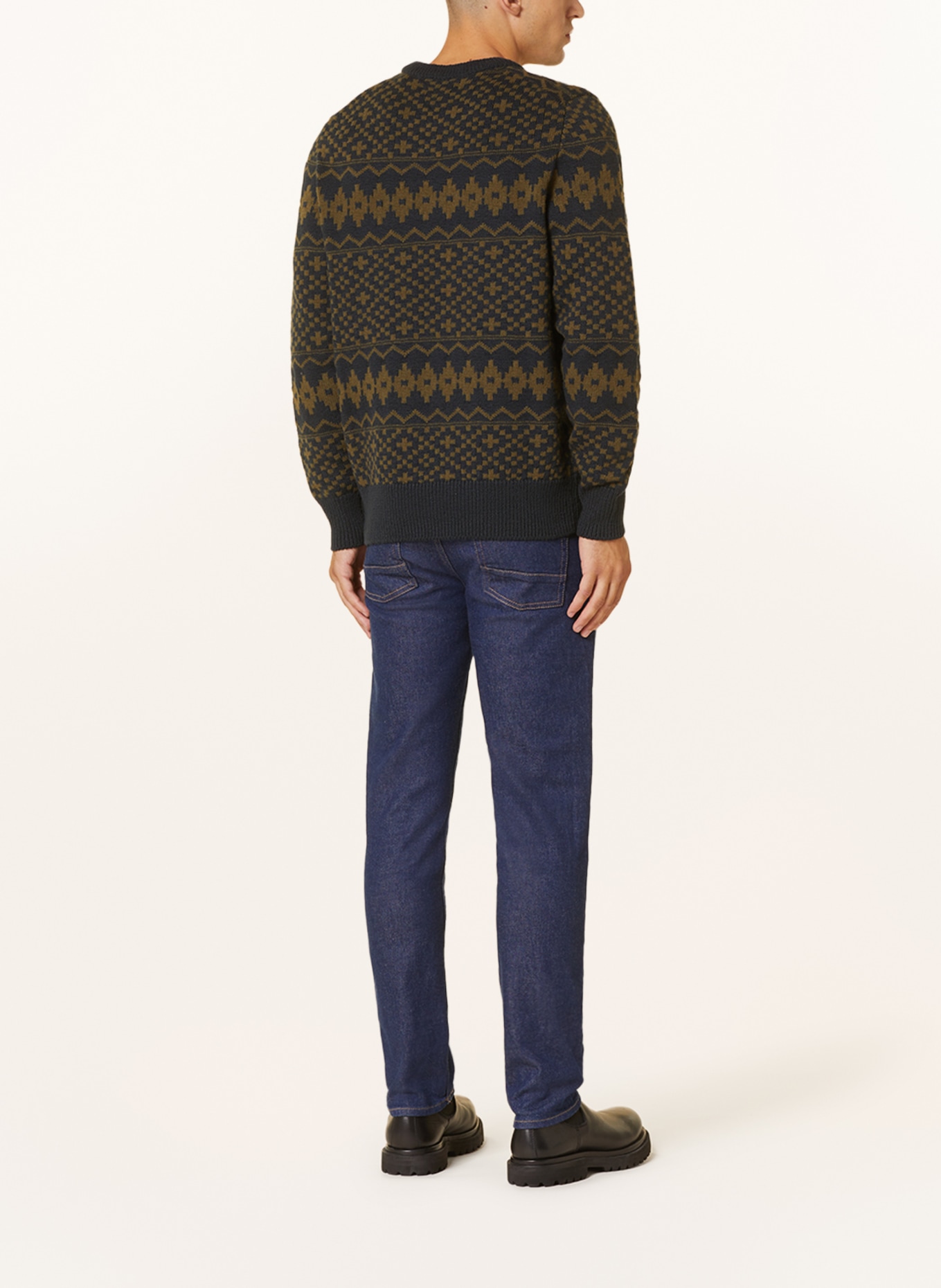 Marc O'Polo Sweater, Color: DARK BLUE/ OLIVE (Image 3)