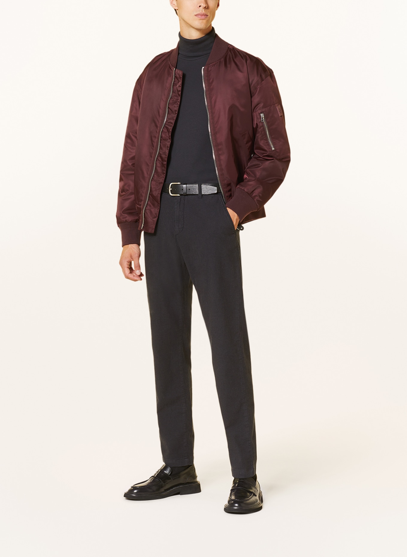 Marc O'Polo Pants OSBY tapered fit, Color: DARK BLUE/ BLACK (Image 2)