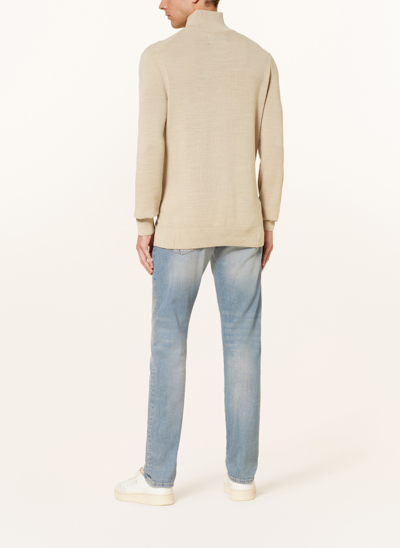 Marc O'Polo Half-zip sweater, Color: BEIGE (Image 3)
