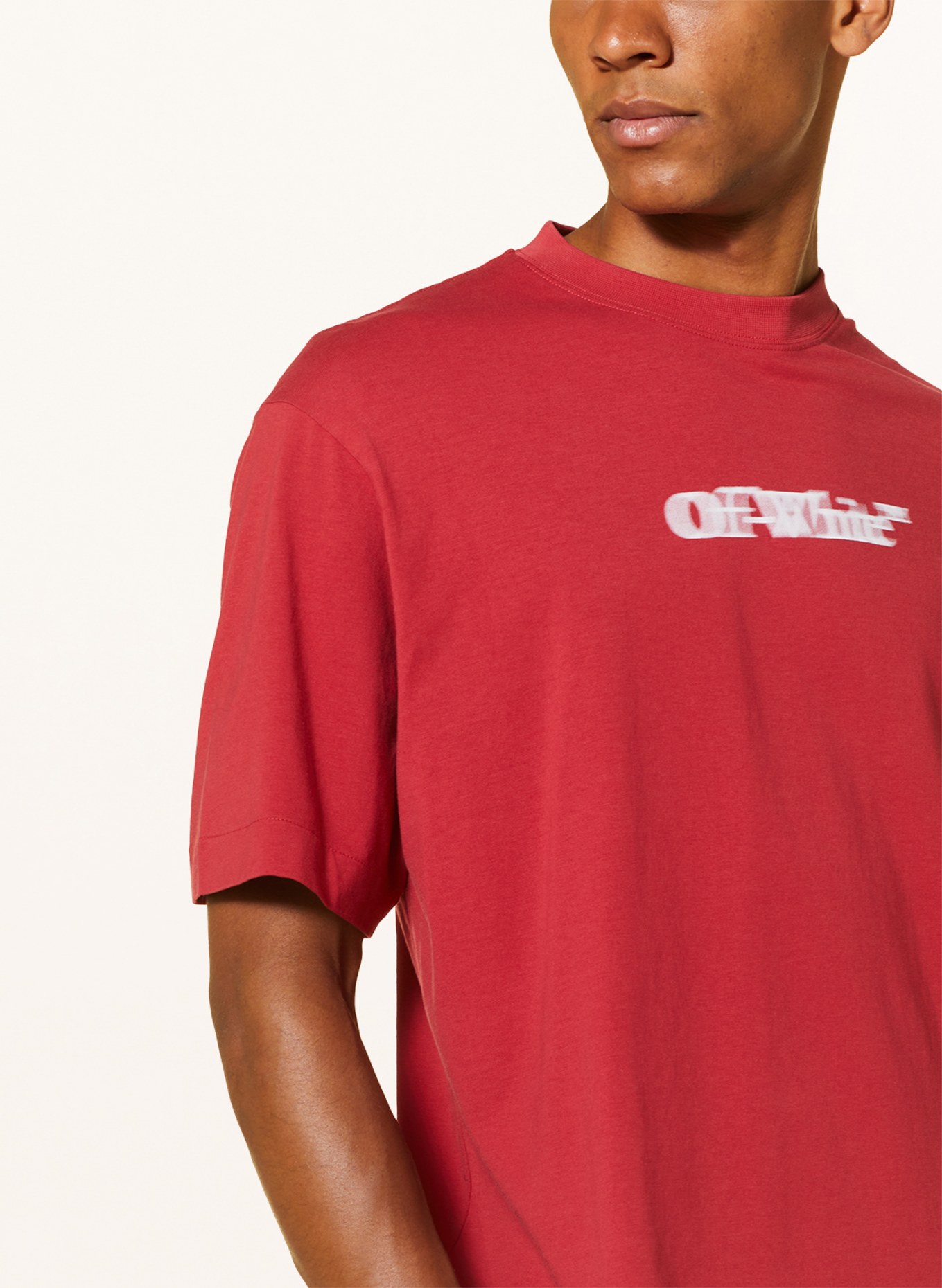Off-White T-shirt, Color: RED (Image 4)