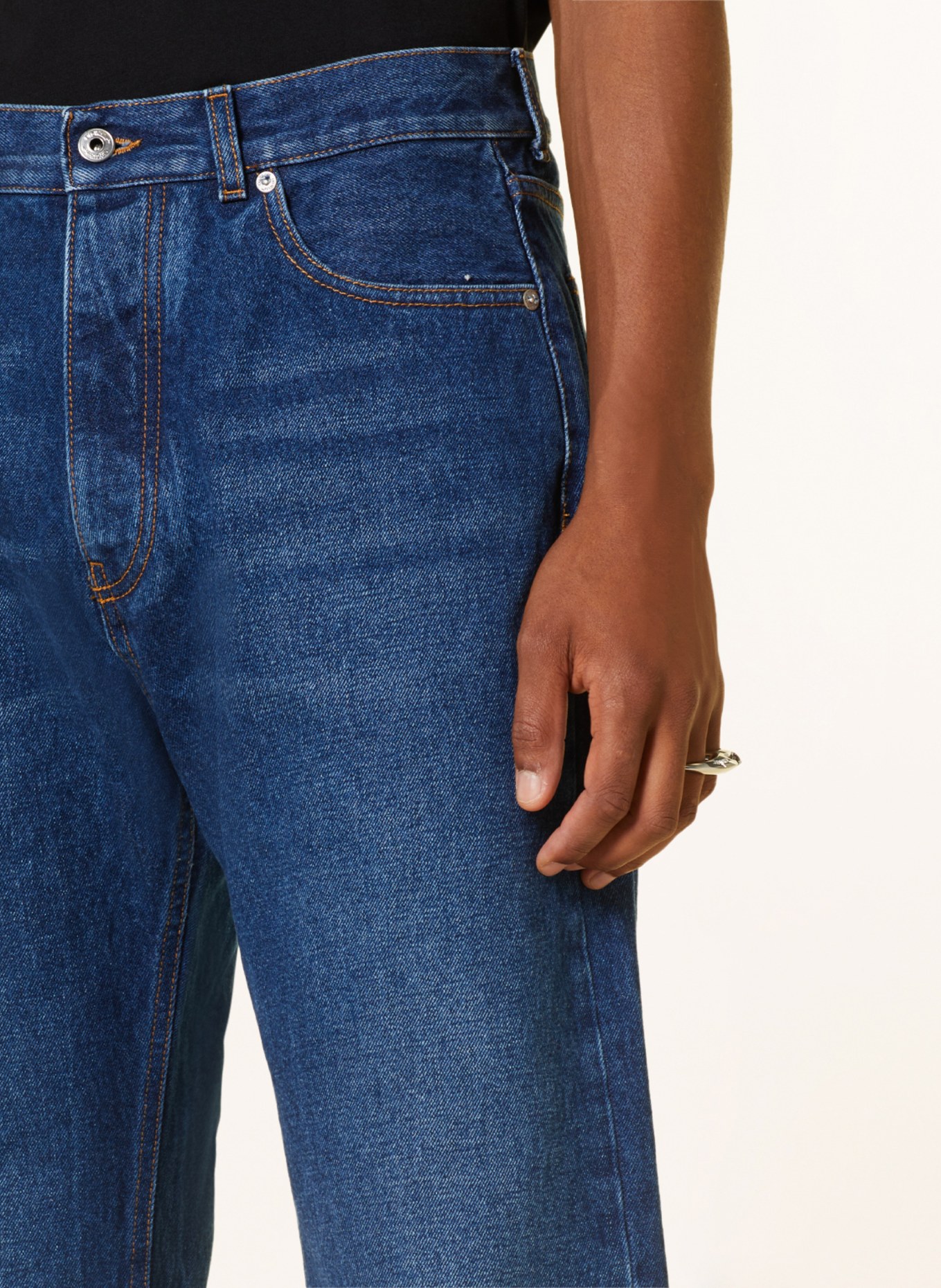 Off-White Jeans Regular Fit, Farbe: 4400 medium blue (Bild 5)