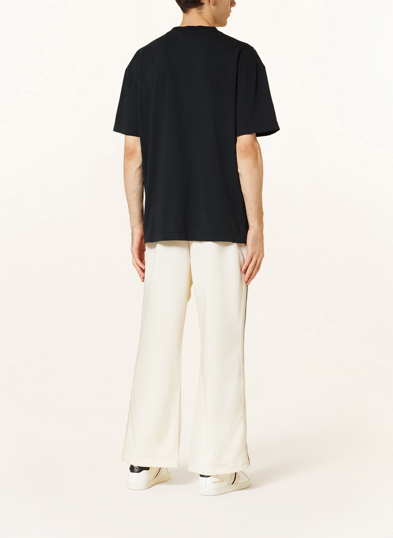 Palm Angels T-shirt, Color: BLACK/ ORANGE/ WHITE (Image 3)