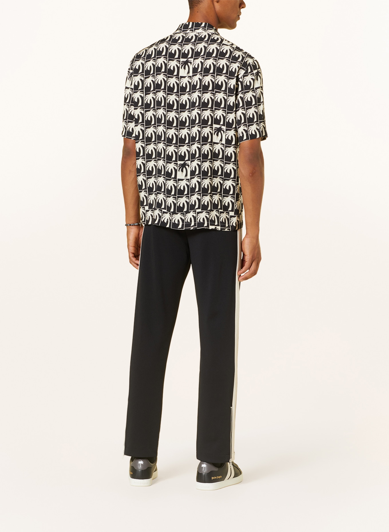 Palm Angels Resorthemd Comfort Fit, Farbe: SCHWARZ/ WEISS (Bild 4)