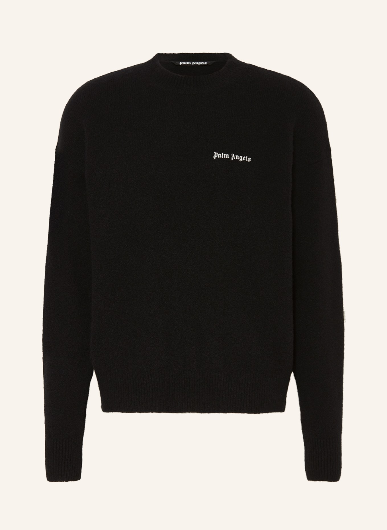 Palm Angels Sweater made of merino wool, Color: BLACK (Image 1)