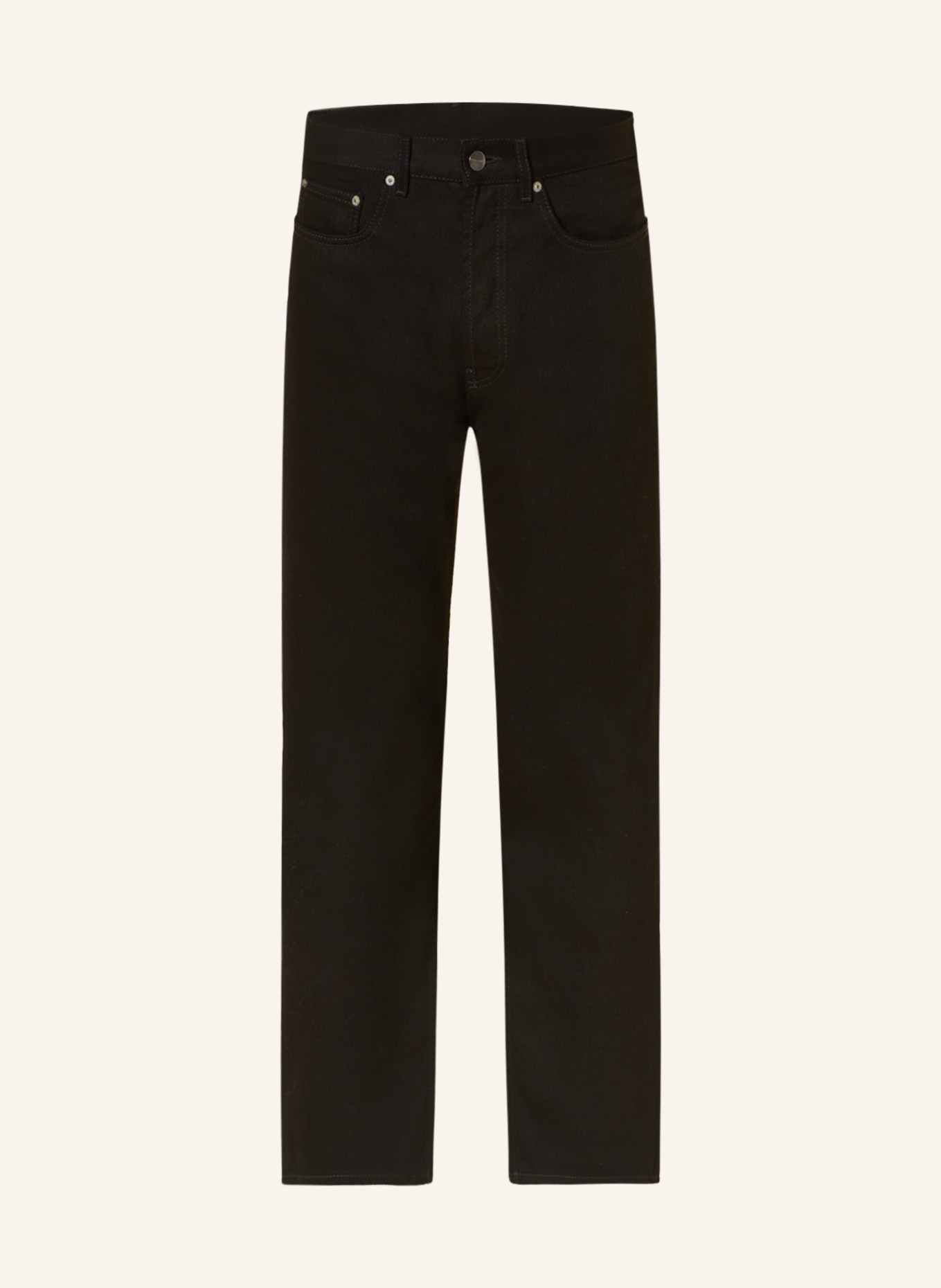 Palm Angels Jeans Regular Fit, Farbe: 1001 BLACK WHITE (Bild 1)