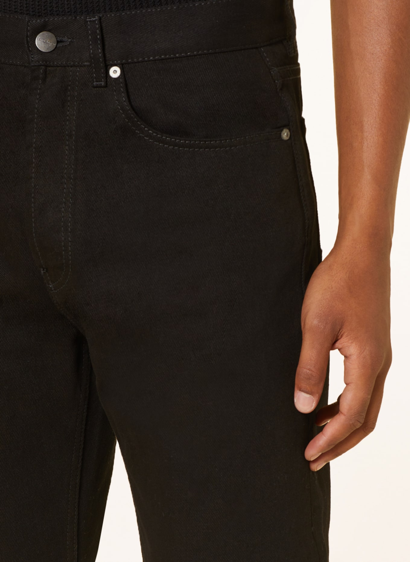 Palm Angels Jeans Regular Fit, Farbe: 1001 BLACK WHITE (Bild 5)