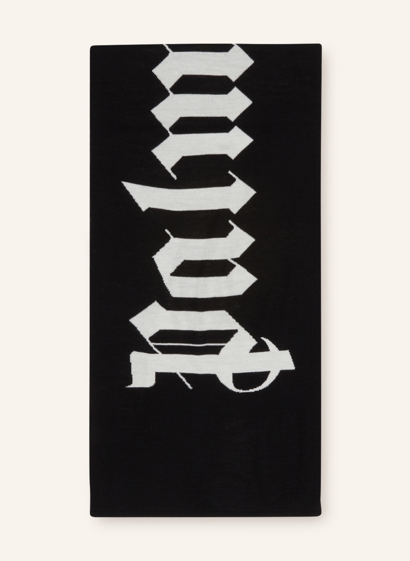 Palm Angels Scarf, Color: BLACK/ WHITE (Image 1)