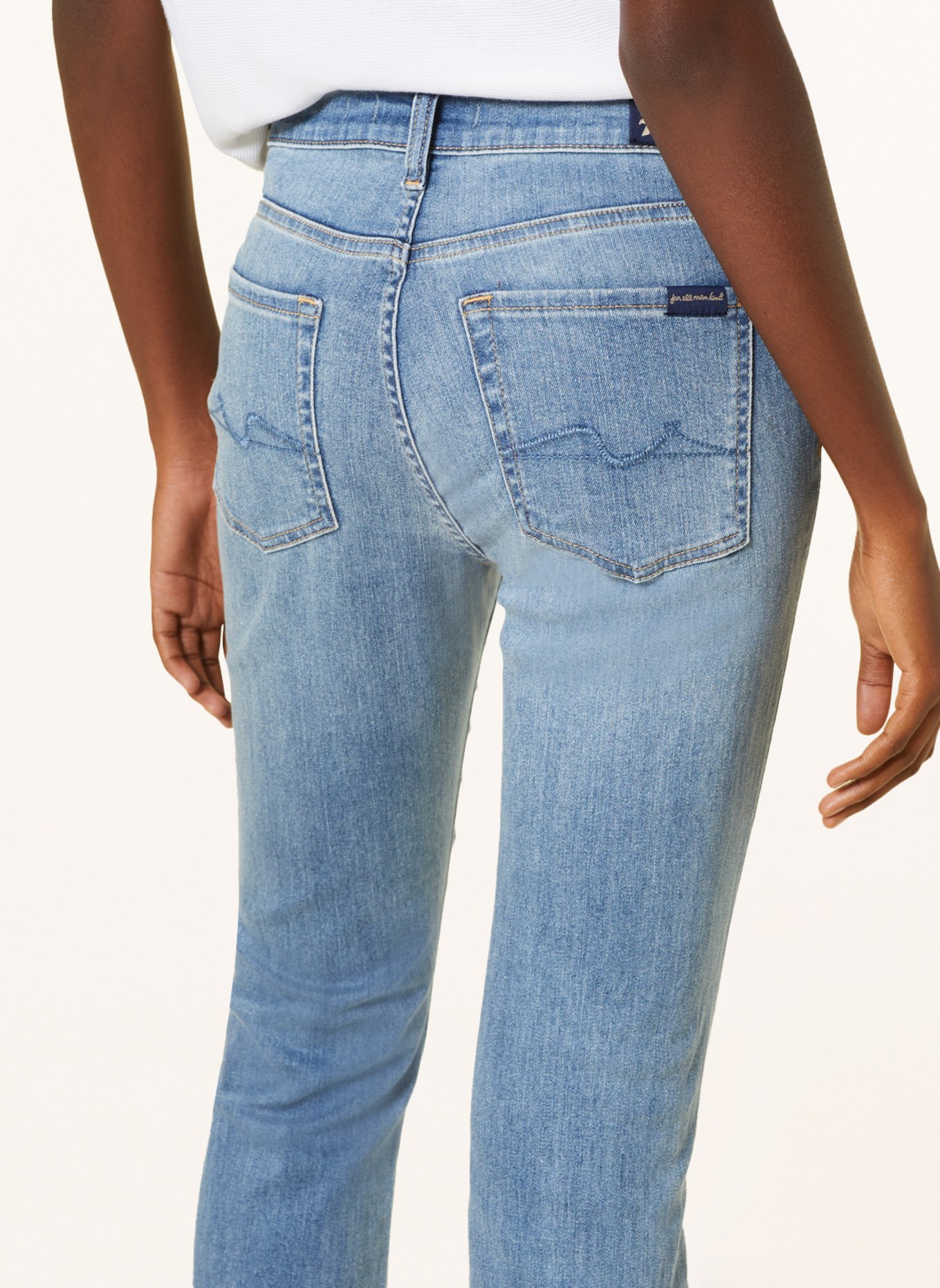 7 for all mankind Bootcut jeans TRIBECA LIGHT, Color: TL LIGHT BLUE (Image 5)