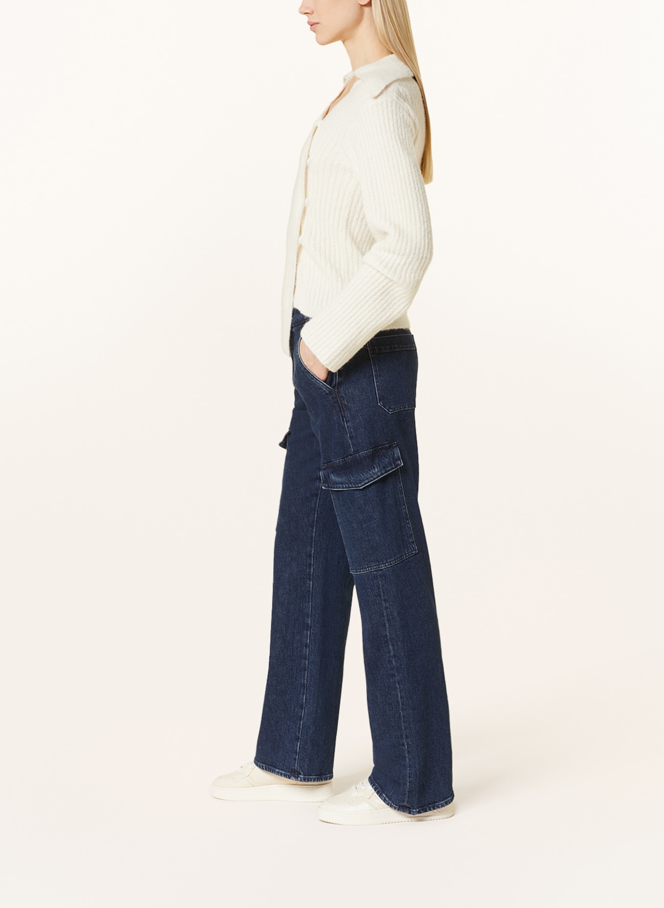 7 for all mankind Cargo jeans TESS, Color: UC DARK BLUE (Image 4)