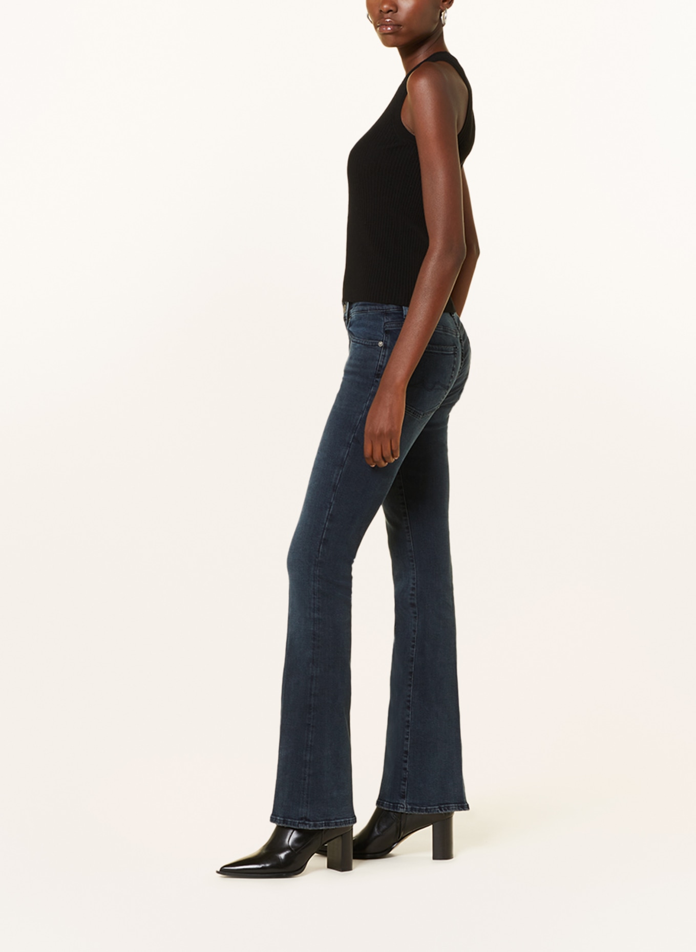 7 for all mankind Bootcut jeans SLIM ILLUSION, Color: KU DARK BLUE (Image 4)