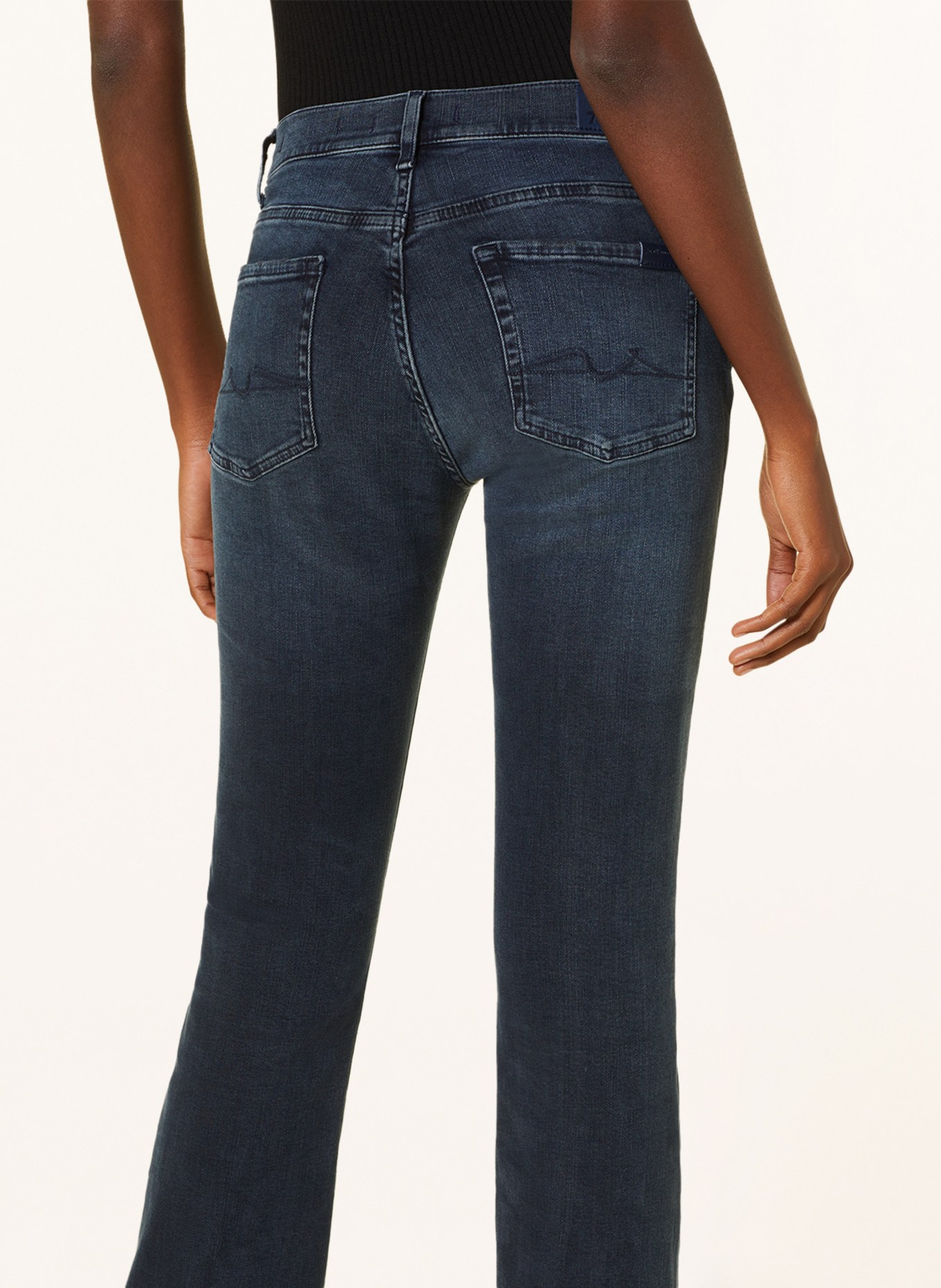 7 for all mankind Bootcut jeans SLIM ILLUSION, Color: KU DARK BLUE (Image 5)