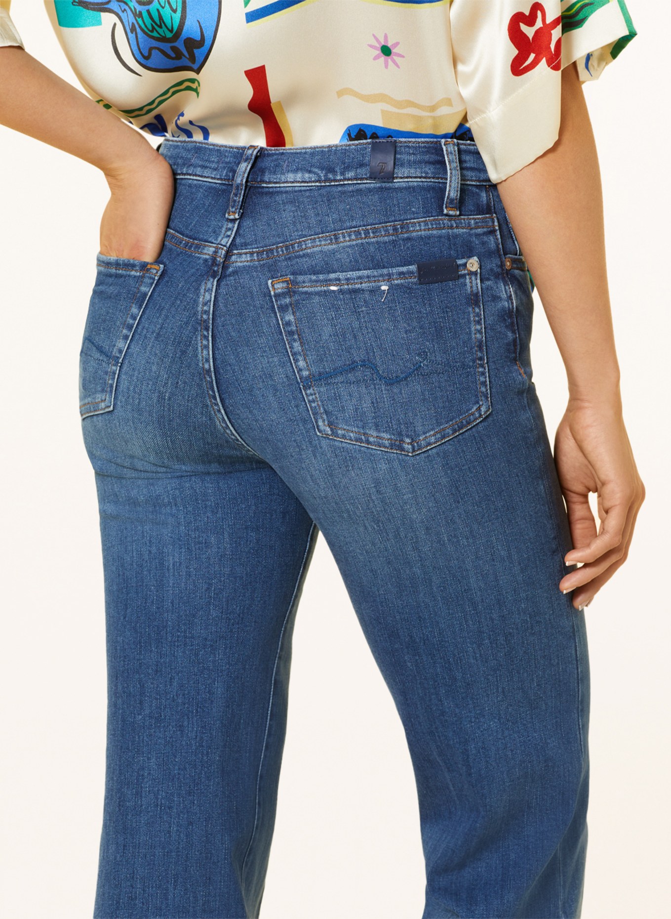 7 for all mankind Flared jeans Modern DOJO, Color: IU MID BLUE (Image 5)