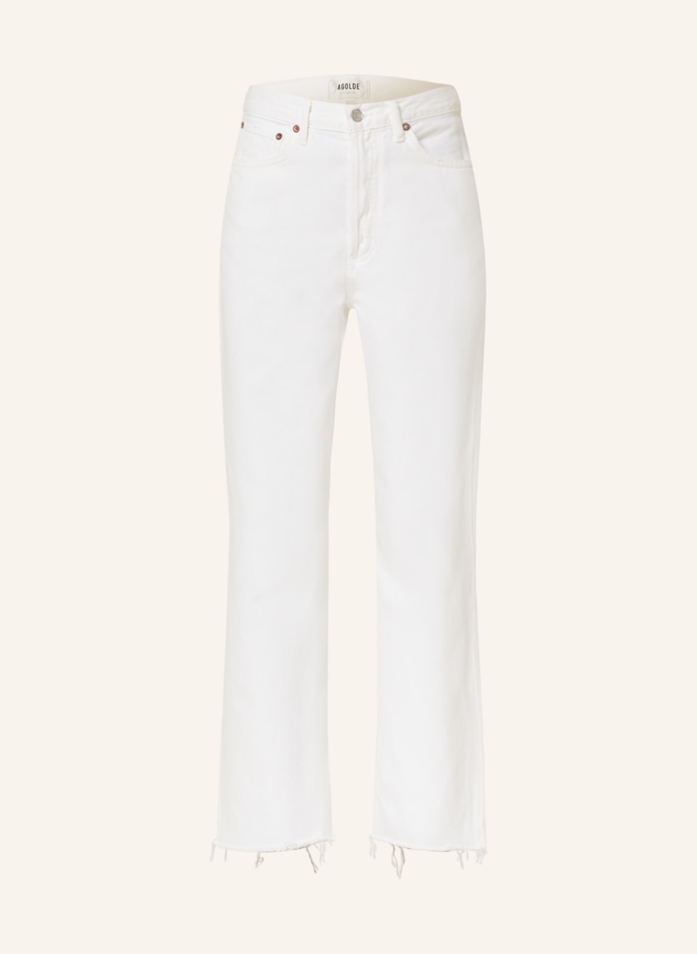 AGOLDE Straight Jeans 90'S, Farbe: Salt clean white (Bild 1)