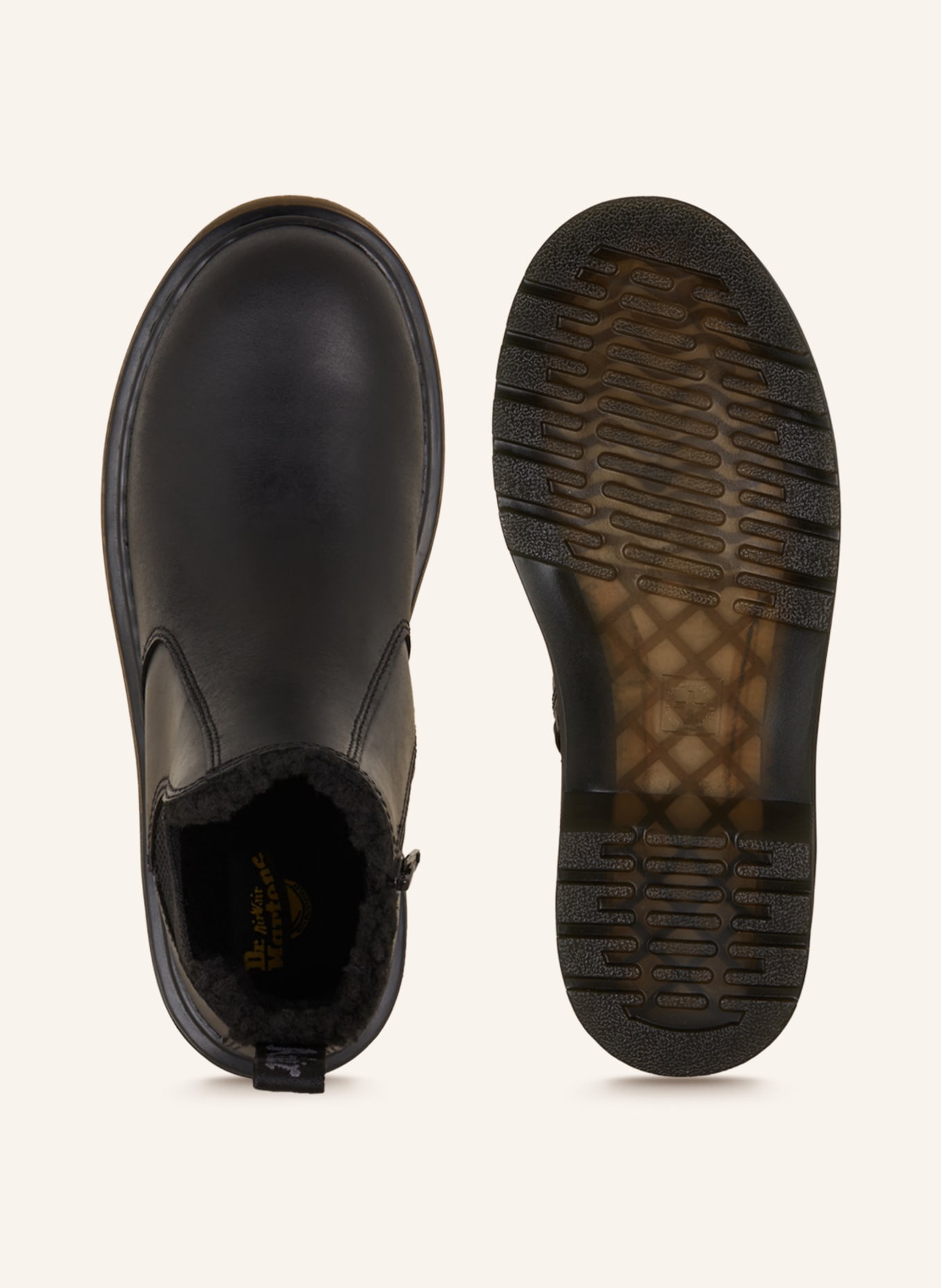 Dr. Martens Chelsea-Boots 2976 LEONORE s umělou kožešinou, Barva: ČERNÁ (Obrázek 6)