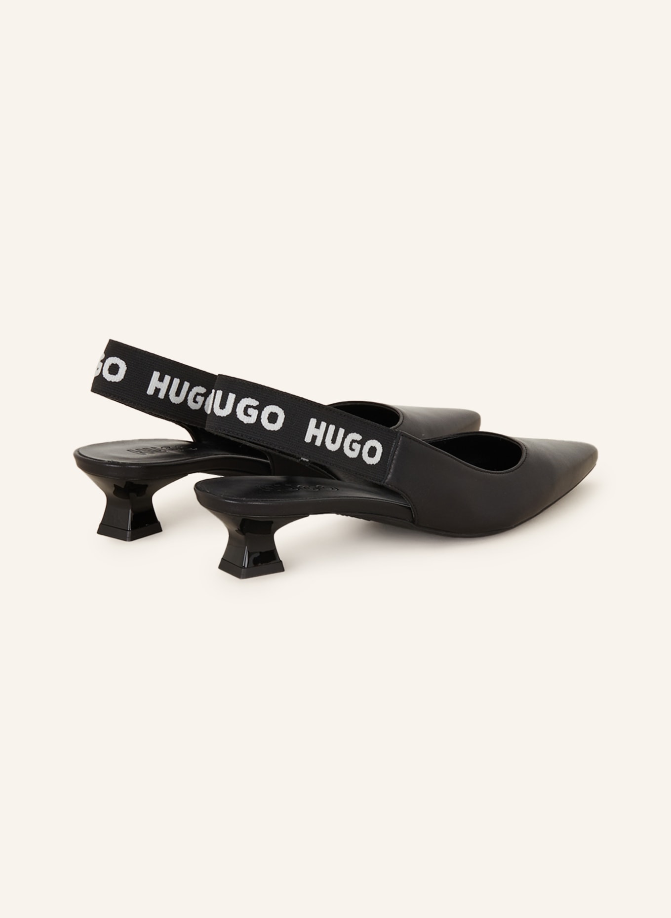 HUGO Slingback pumps REBECCA, Color: BLACK (Image 2)