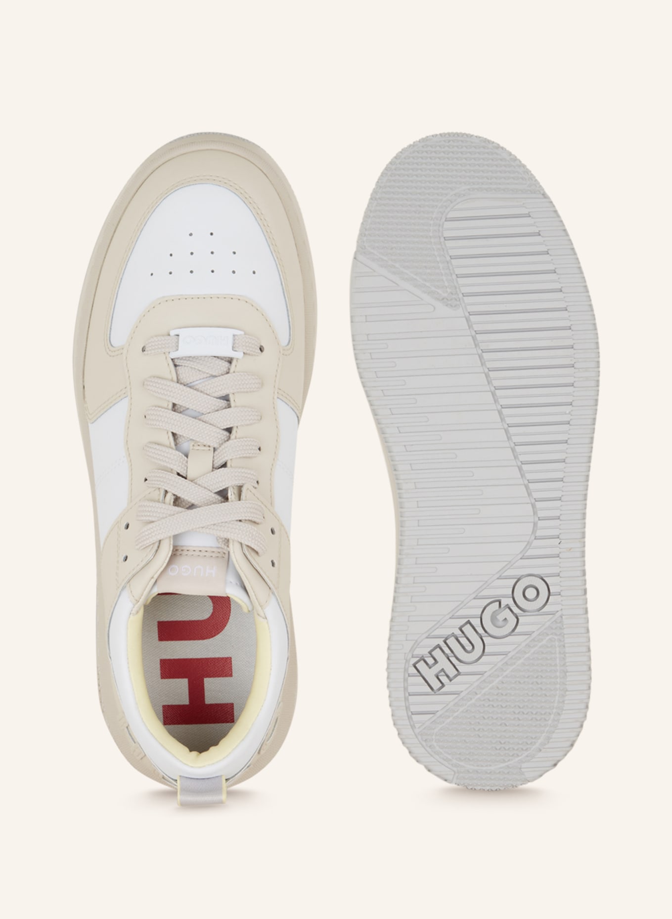HUGO Sneakers KILIAN, Color: WHITE/ BEIGE (Image 5)