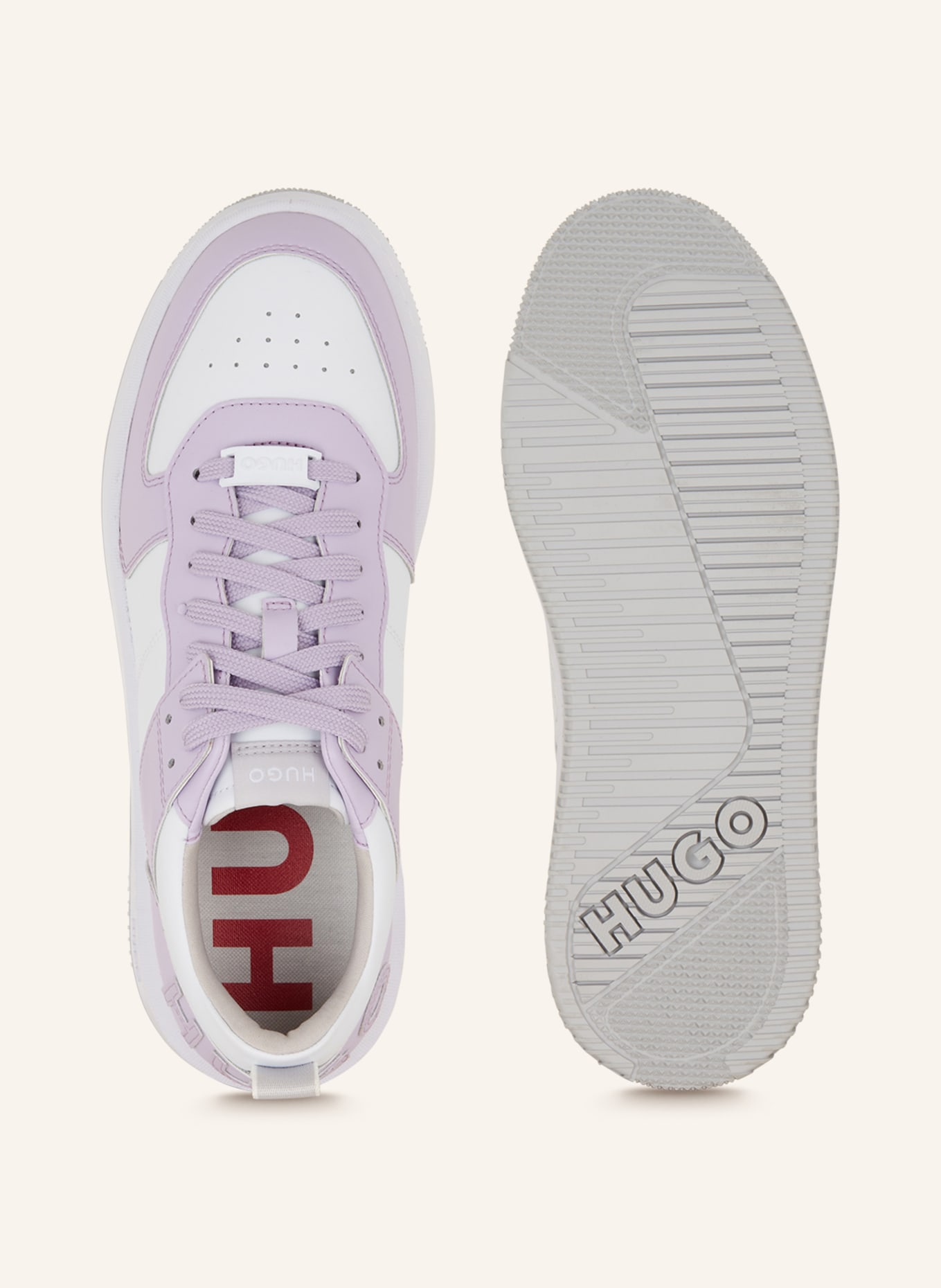 HUGO Sneakers KILIAN, Color: LIGHT PURPLE/ WHITE (Image 5)