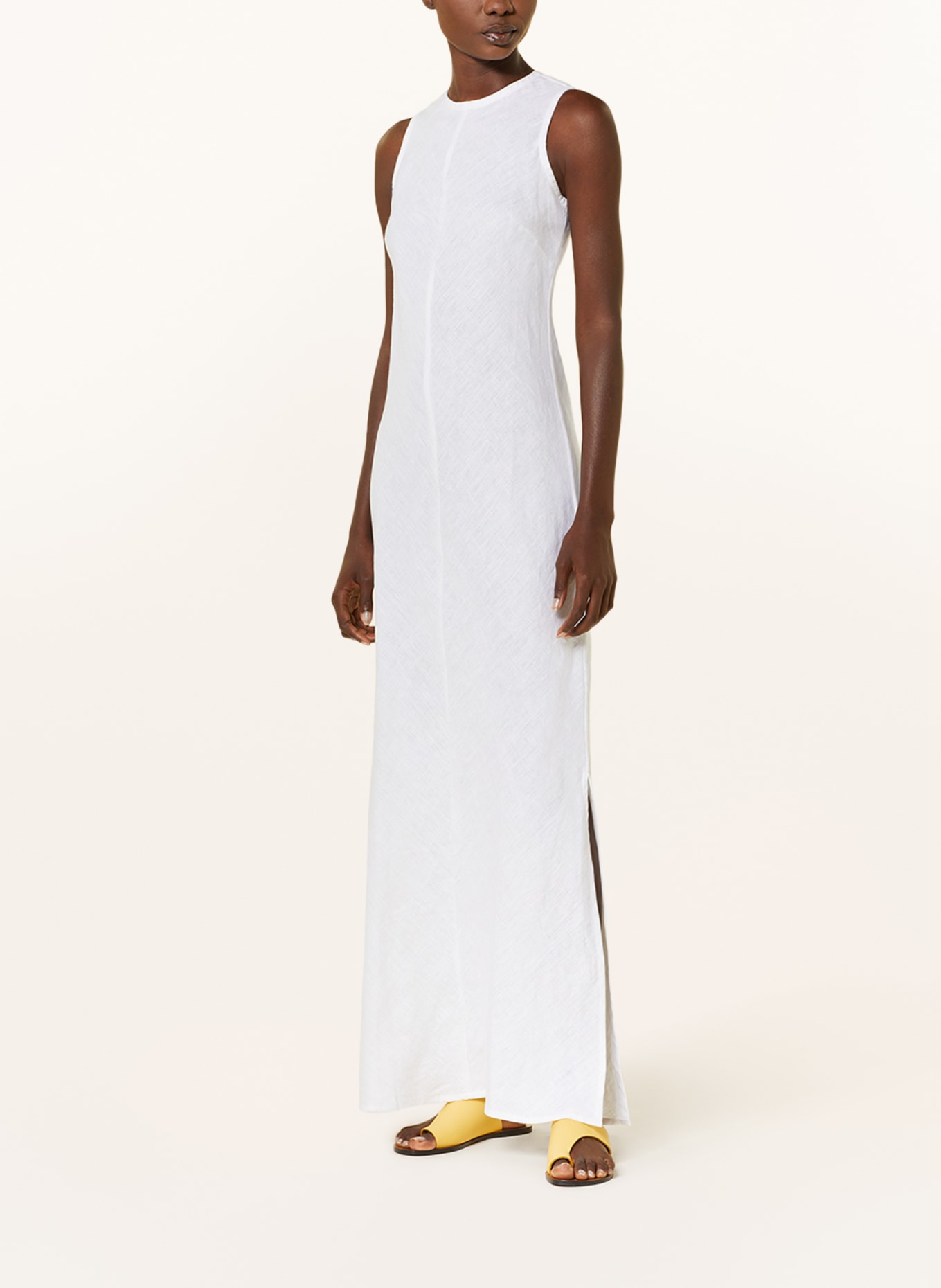 FAITHFULL THE BRAND Linen dress, Color: WHITE (Image 2)