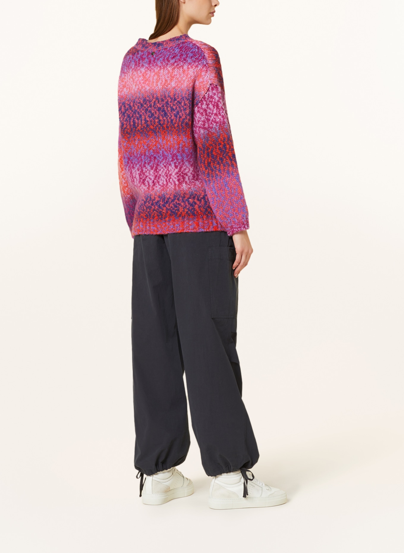 rich&royal Pullover, Farbe: HELLLILA/ DUNKELLILA/ FUCHSIA (Bild 3)