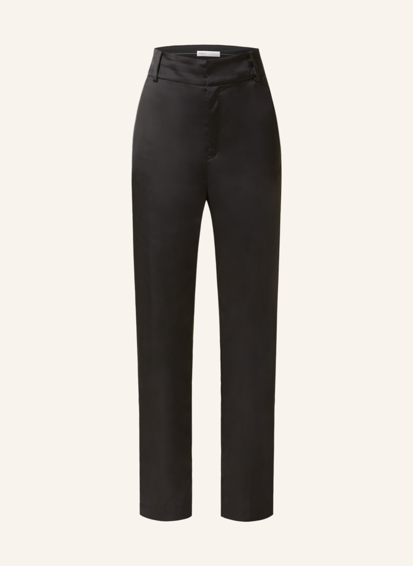 InWear Satin trousers ZILKYIW, Color: BLACK (Image 1)