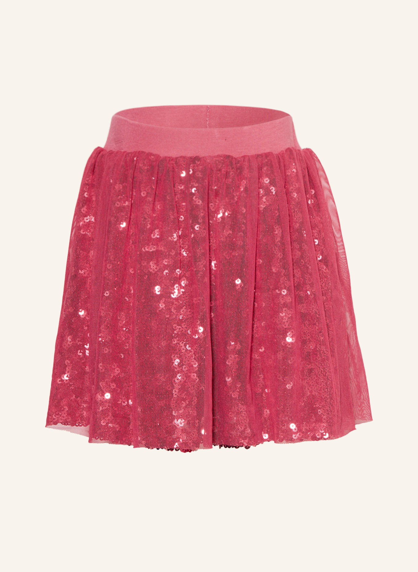 s.Oliver RED Síťovaná sukně s flitry, Barva: RŮŽOVÁ (Obrázek 1)