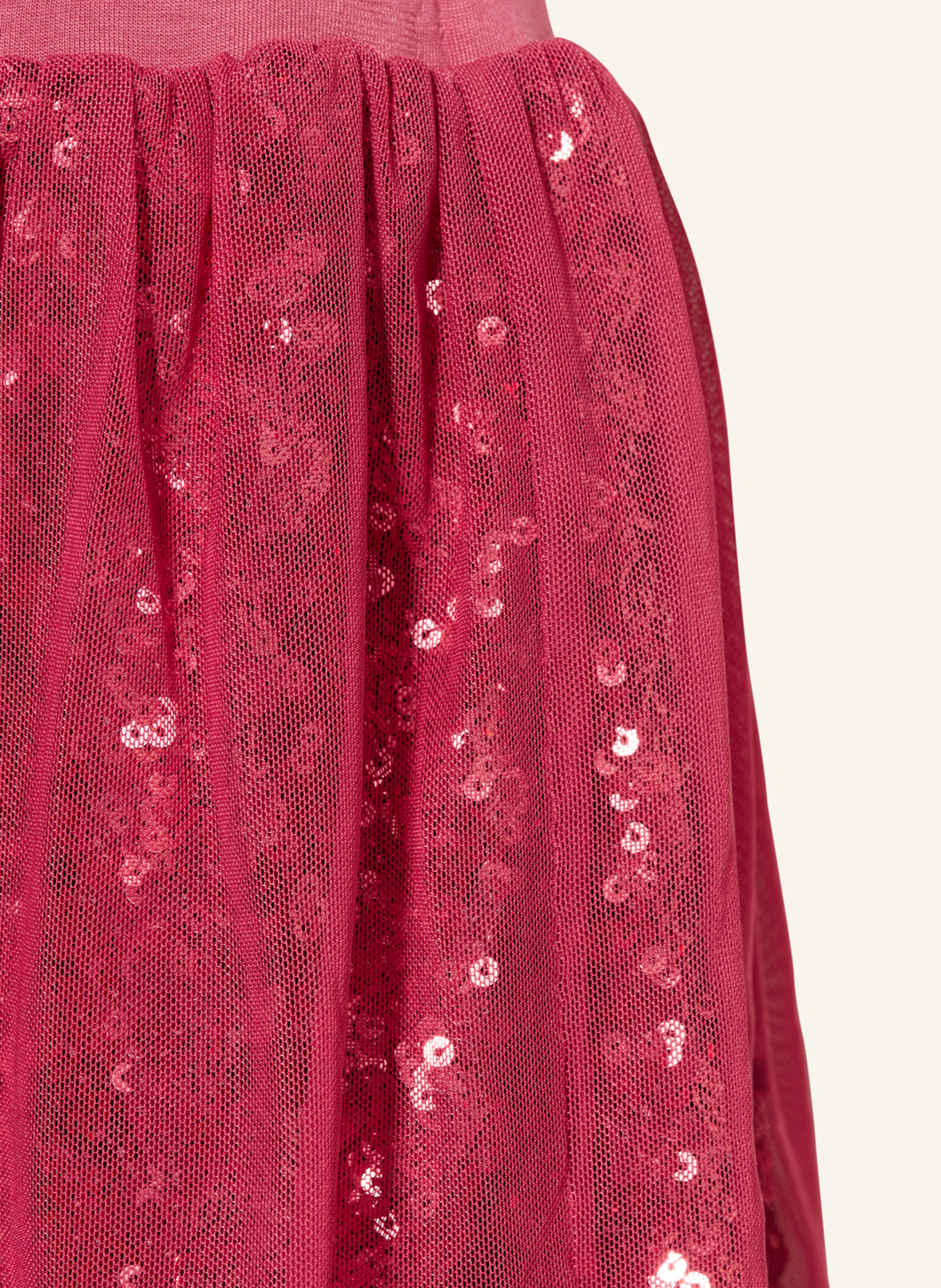 s.Oliver RED Síťovaná sukně s flitry, Barva: RŮŽOVÁ (Obrázek 3)