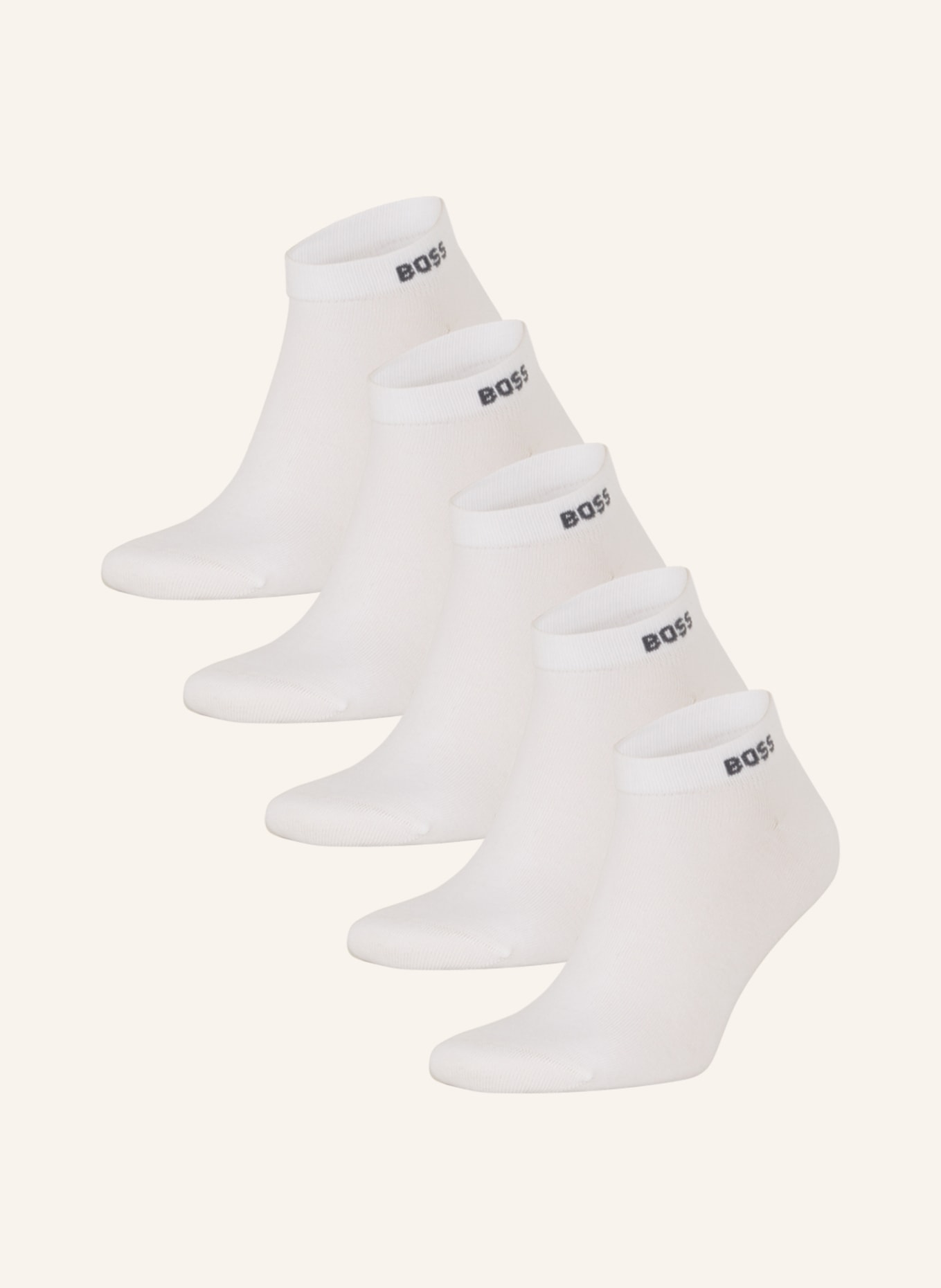 BOSS Ponožky, 5 párů v balení, Barva: 100 WHITE (Obrázek 1)