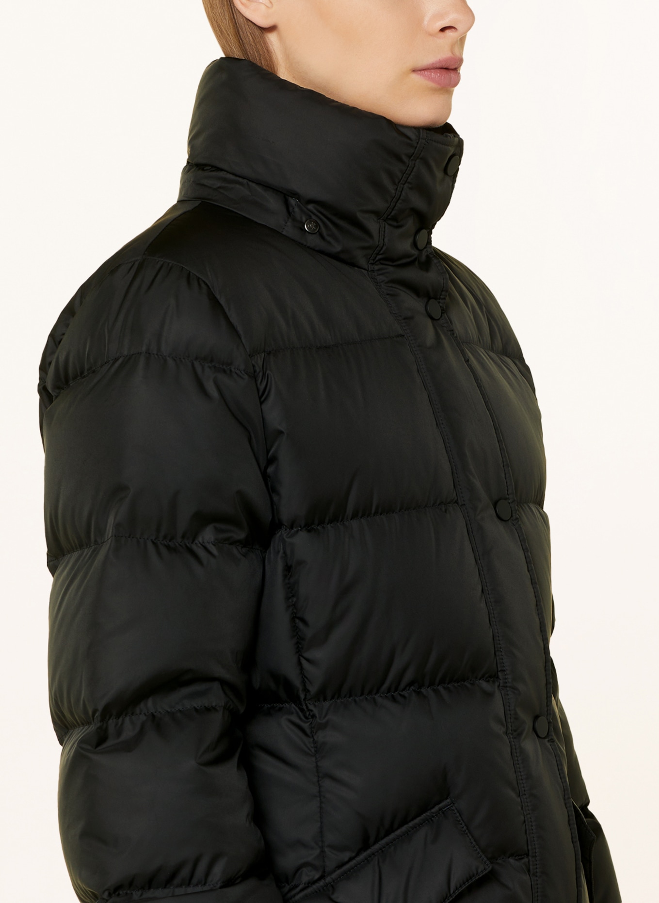 Marc O'Polo Down jacket with removable hood, Color: BLACK (Image 6)