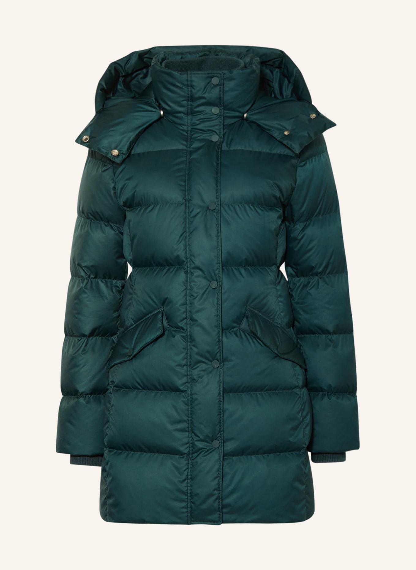 Marc O'Polo Down jacket with removable hood, Color: TEAL (Image 1)