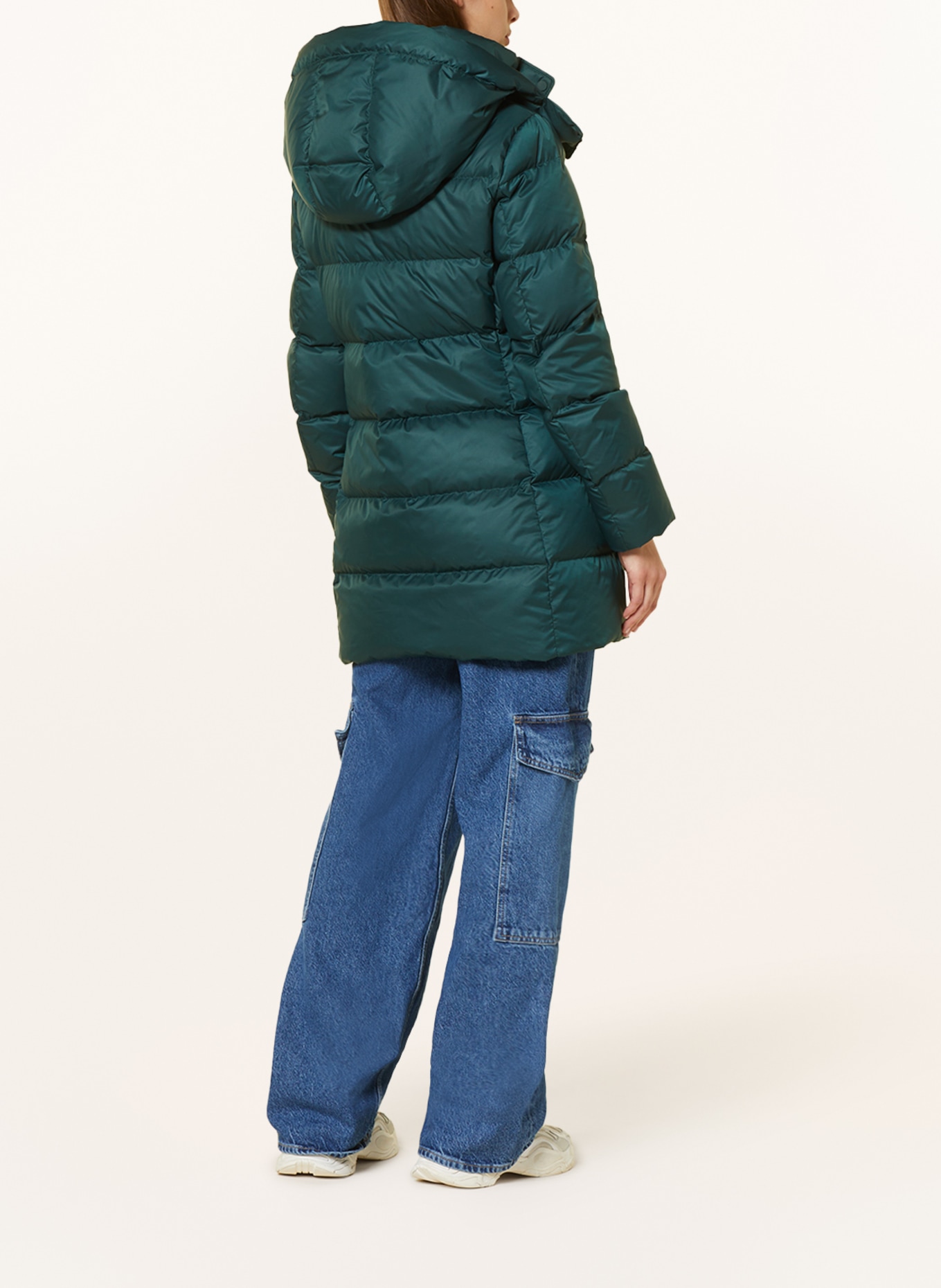 Marc O'Polo Down jacket with removable hood, Color: TEAL (Image 3)