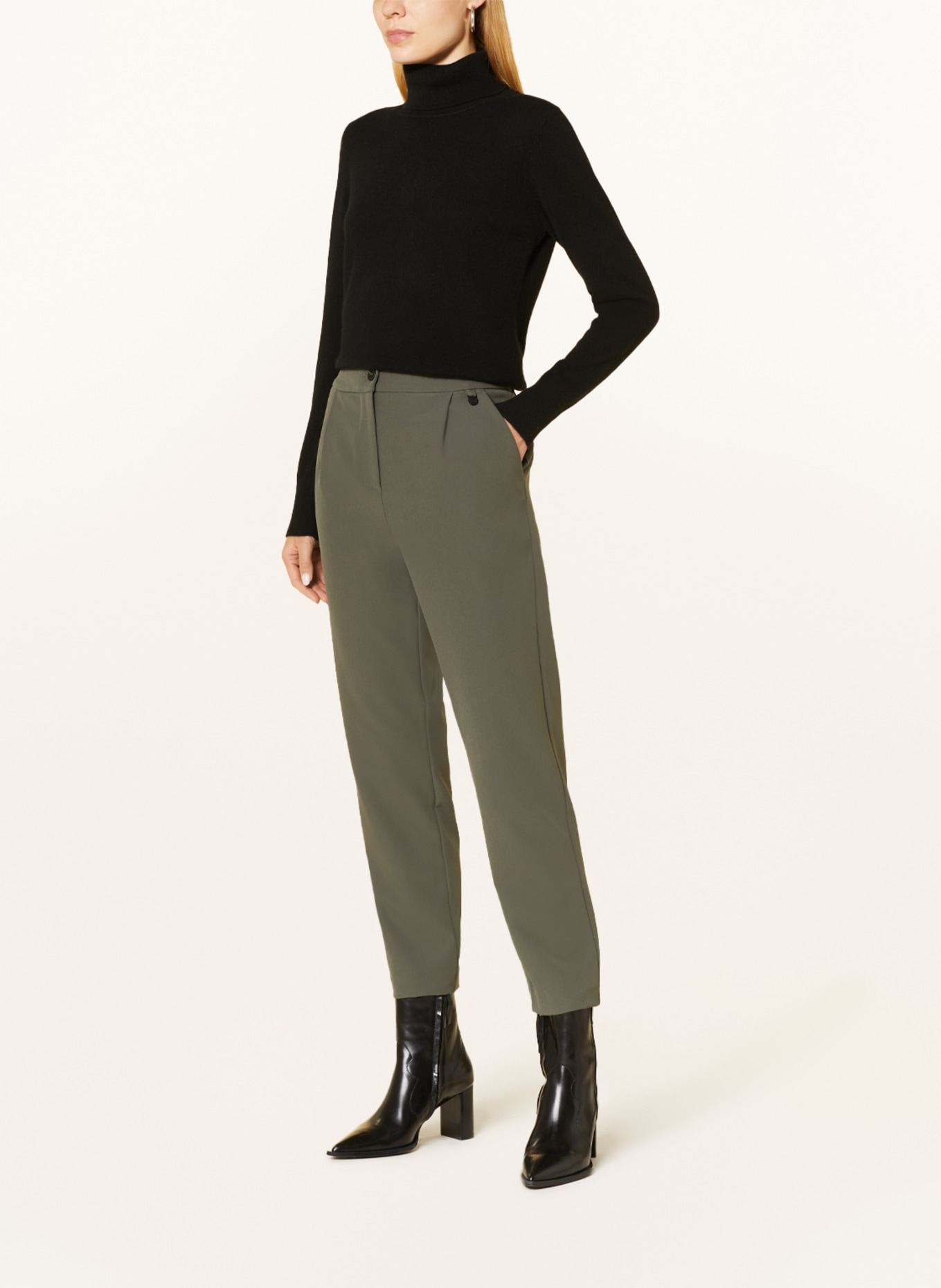 GANG Trousers, Color: DARK GREEN (Image 2)