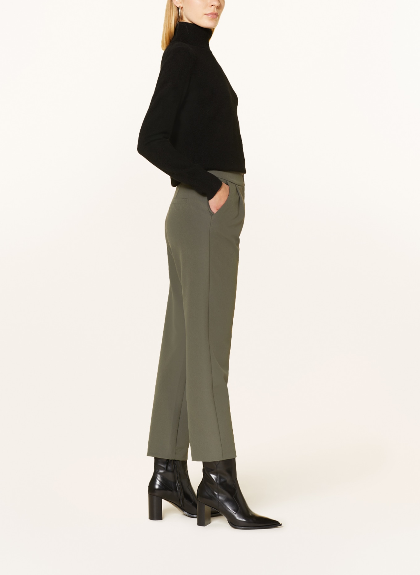 GANG Trousers, Color: DARK GREEN (Image 4)