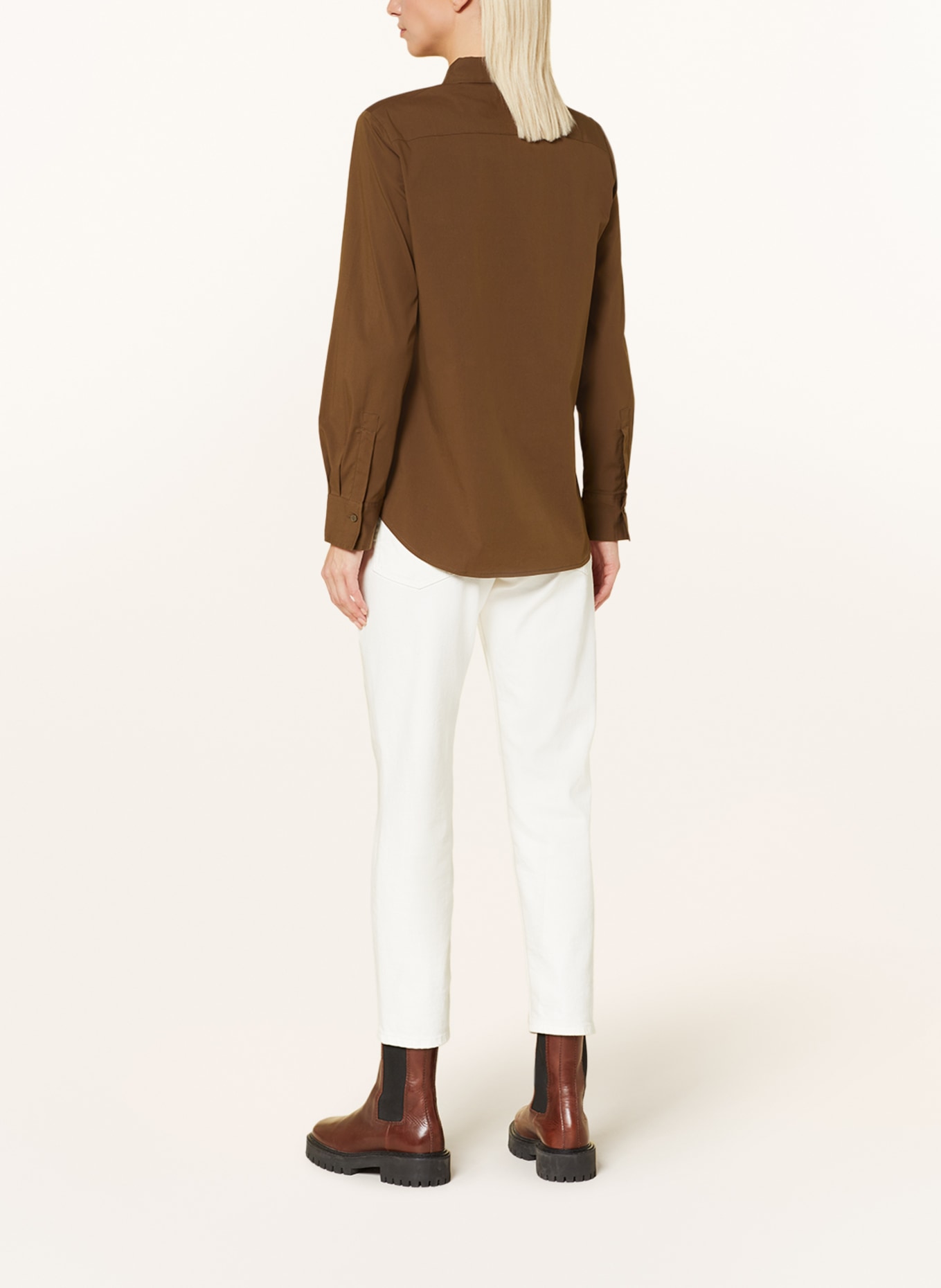 Marc O'Polo Shirt blouse, Color: OLIVE (Image 3)