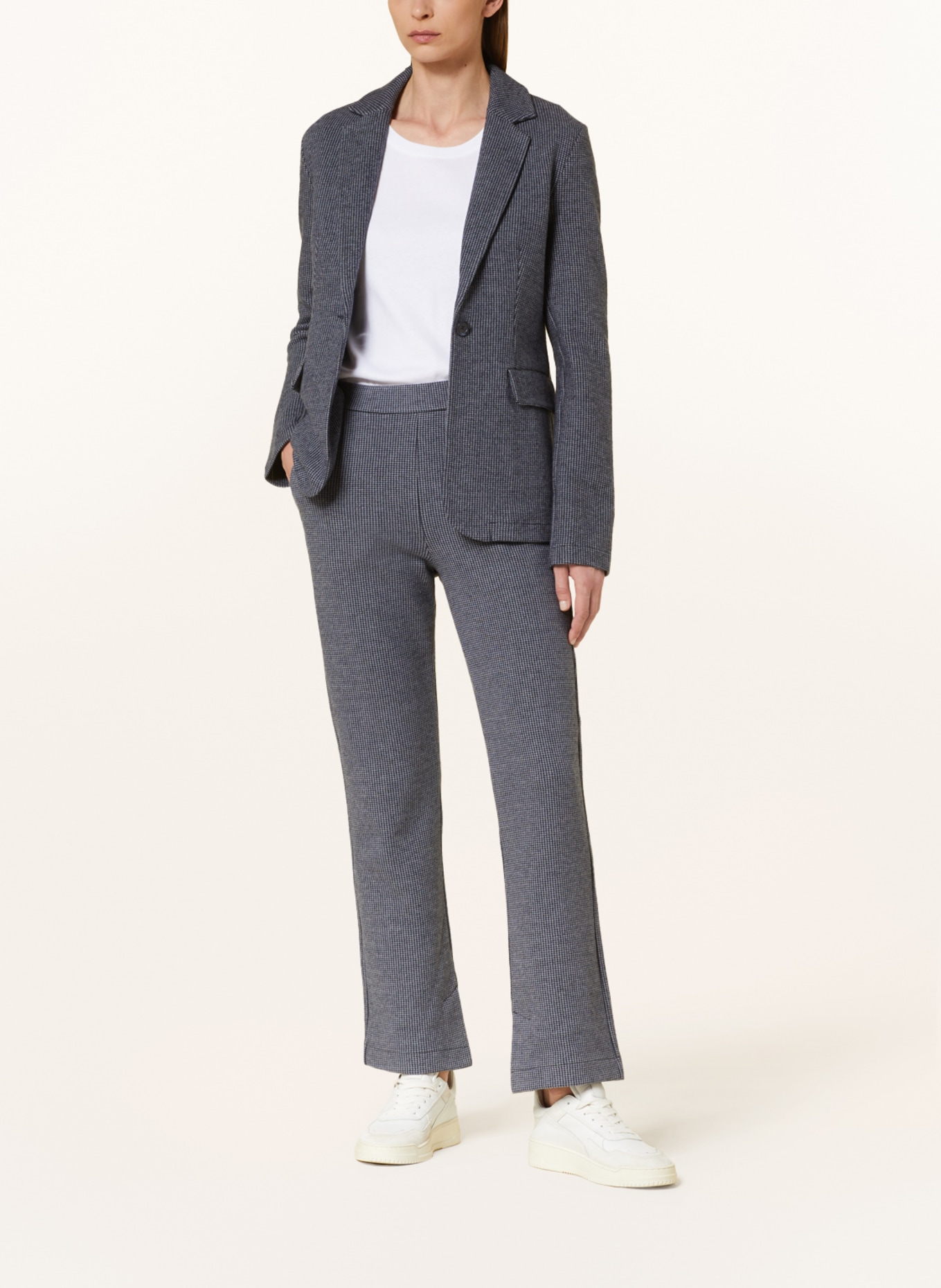 Marc O'Polo Jersey pants, Color: GRAY/ DARK BLUE (Image 2)