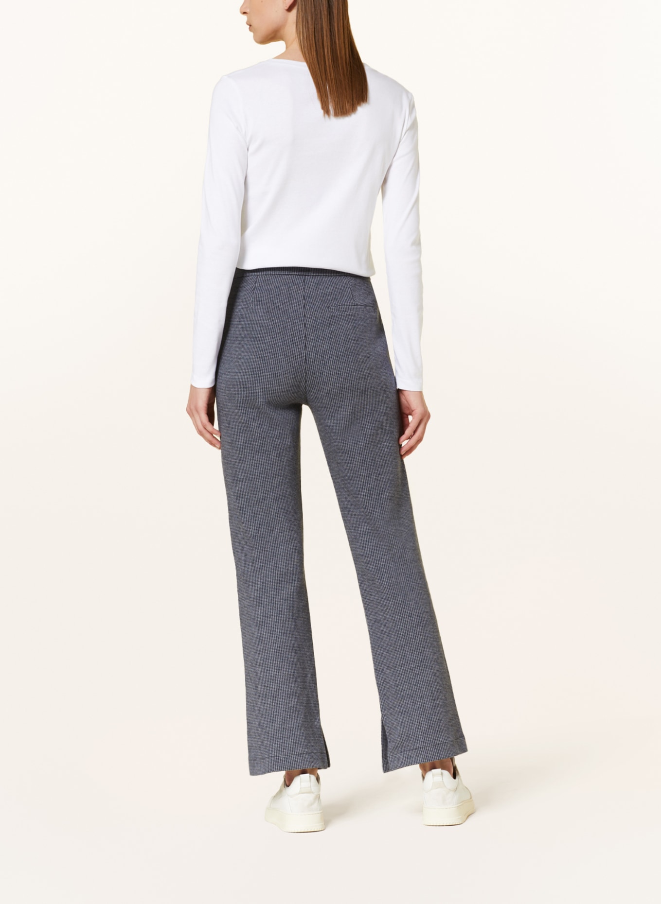 Marc O'Polo Jersey pants, Color: GRAY/ DARK BLUE (Image 3)