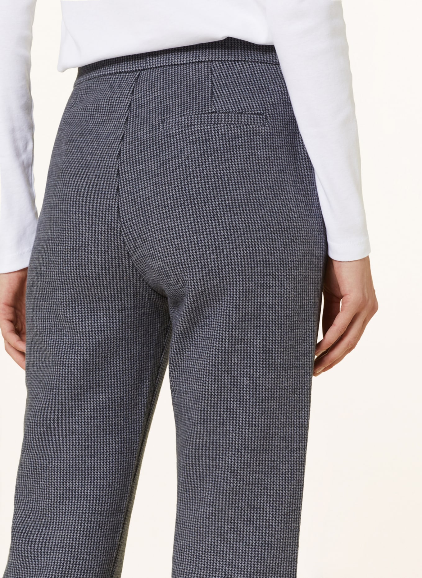 Marc O'Polo Jersey pants, Color: GRAY/ DARK BLUE (Image 5)