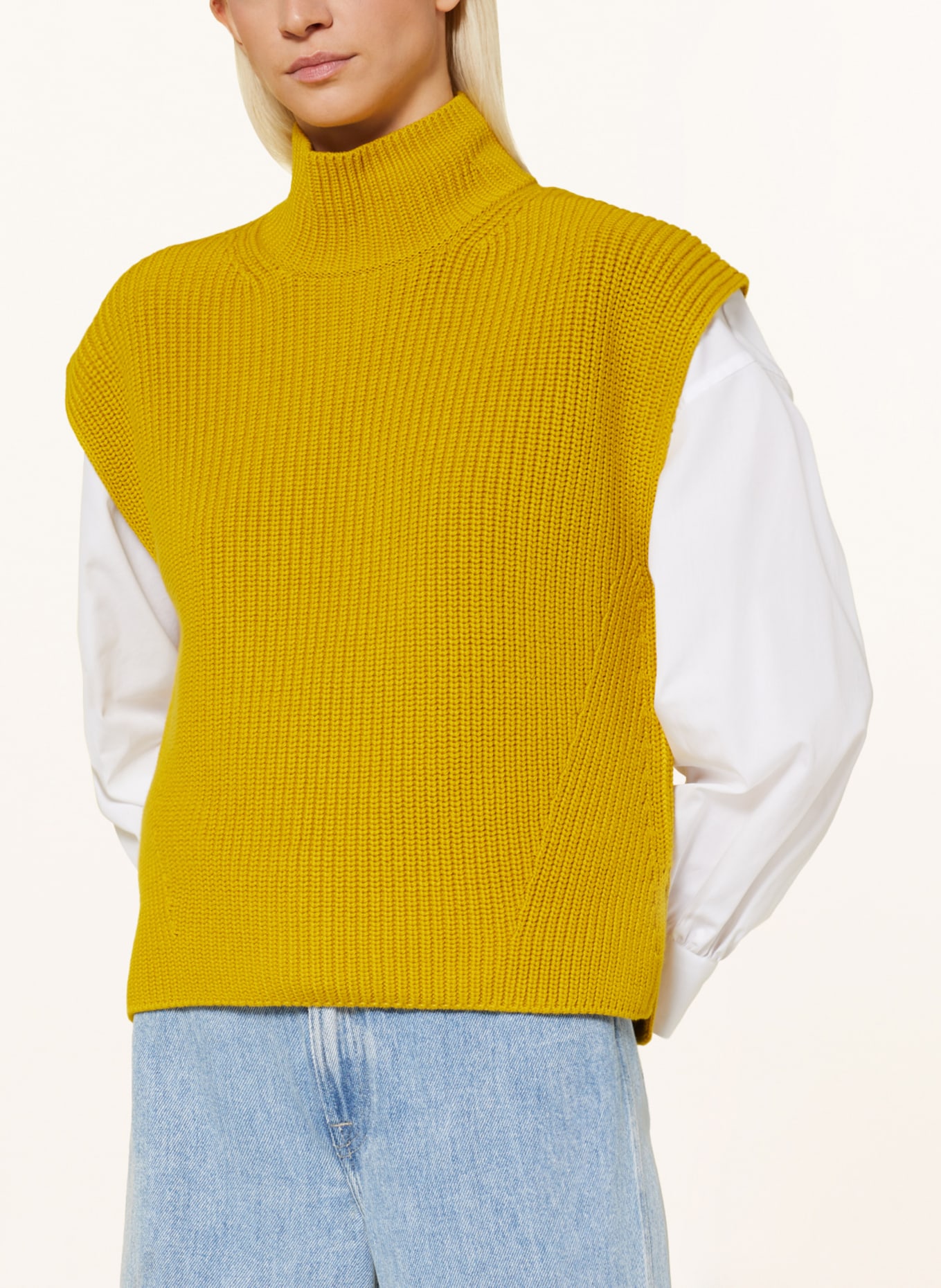 Marc O'Polo Sweater vest, Color: DARK YELLOW (Image 4)