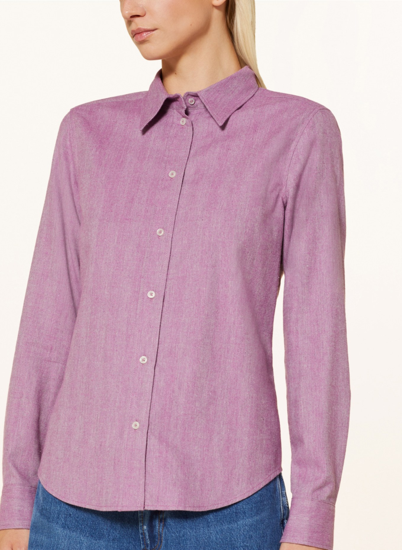 Marc O'Polo Shirt blouse, Color: LIGHT PURPLE (Image 4)