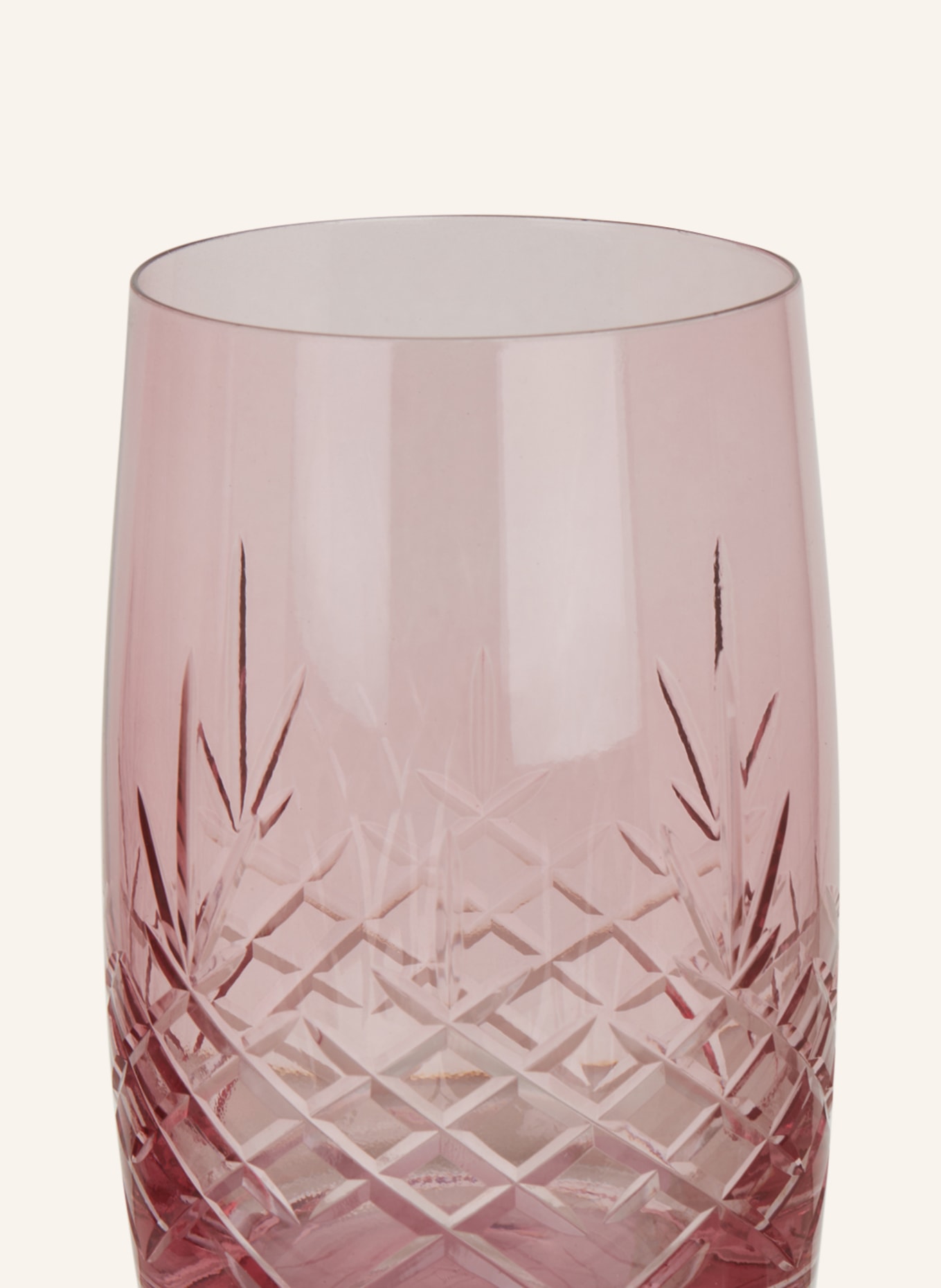 FREDERIK BAGGER Set of 2 drinking glasses CRISPY AQUA XL, Color: PINK (Image 2)