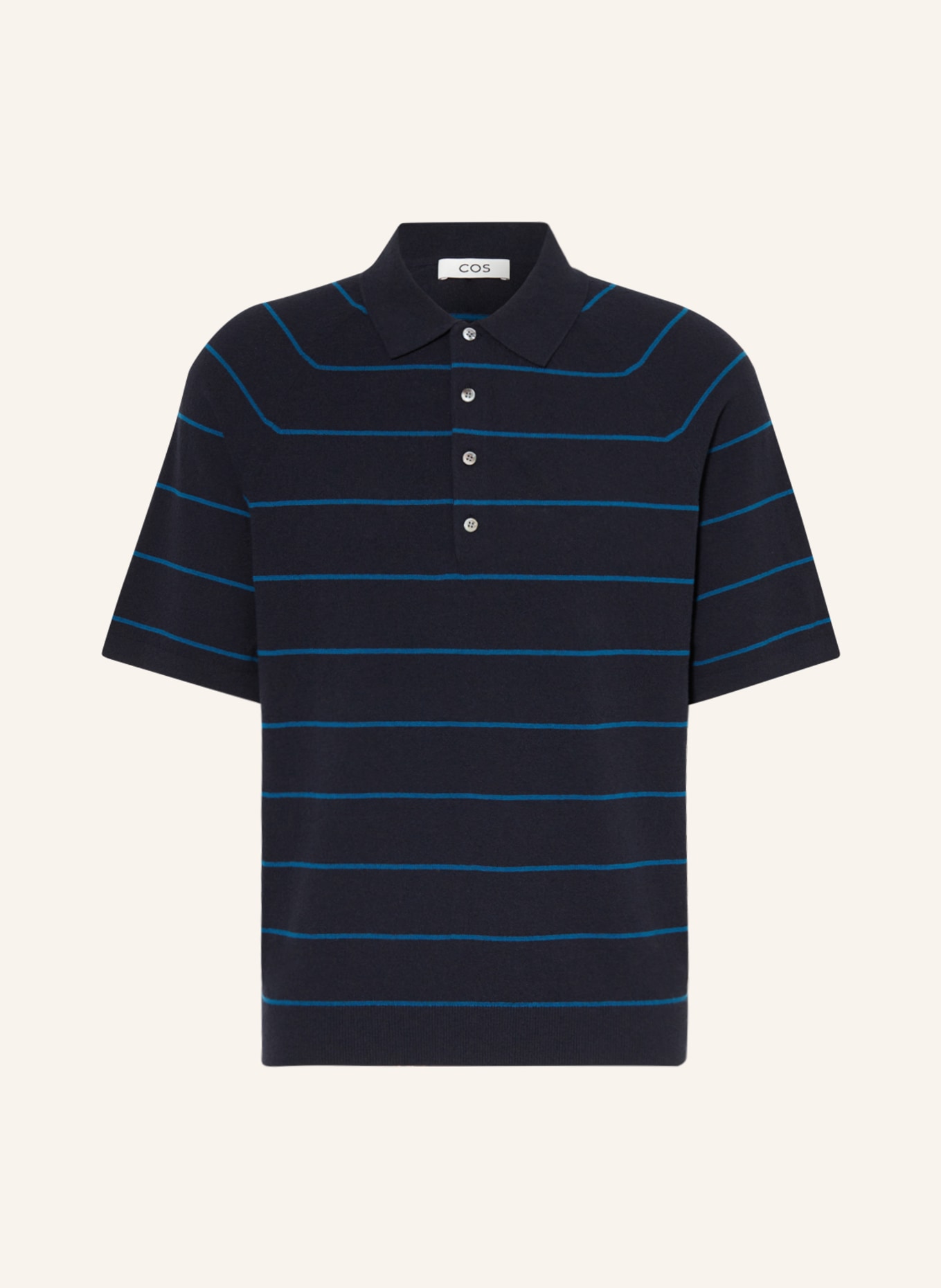 COS Polo shirt, Color: DARK BLUE/ BLUE (Image 1)