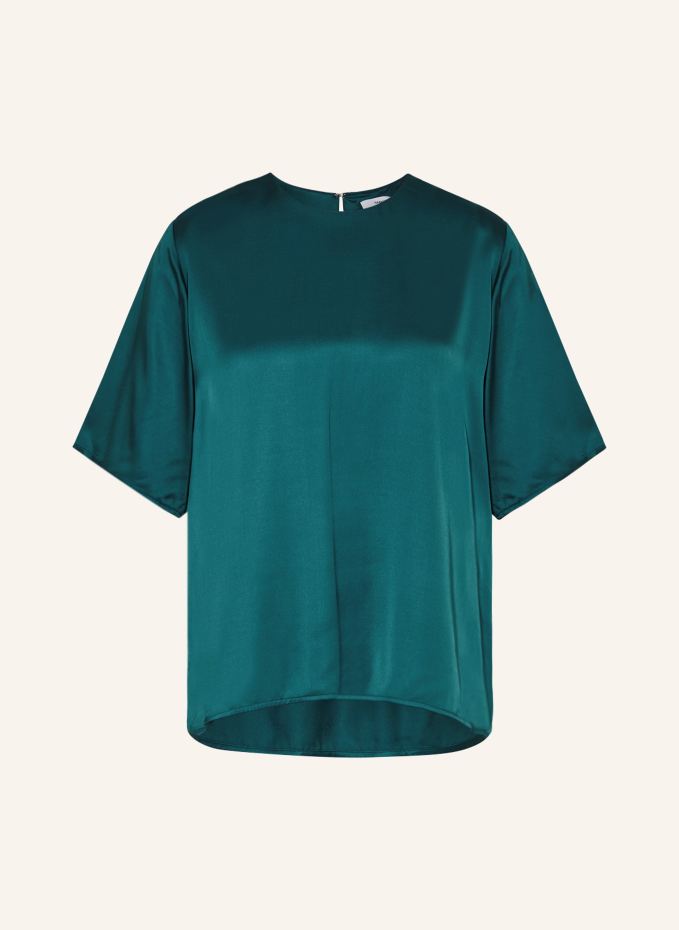 SAMSØE  SAMSØE Shirt blouse DENISE in satin, Color: TEAL (Image 1)
