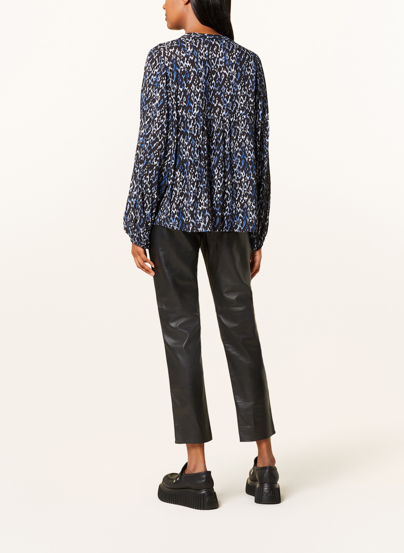 Smith & Soul Shirt blouse, Color: BLACK/ BLUE/ LIGHT BLUE (Image 3)