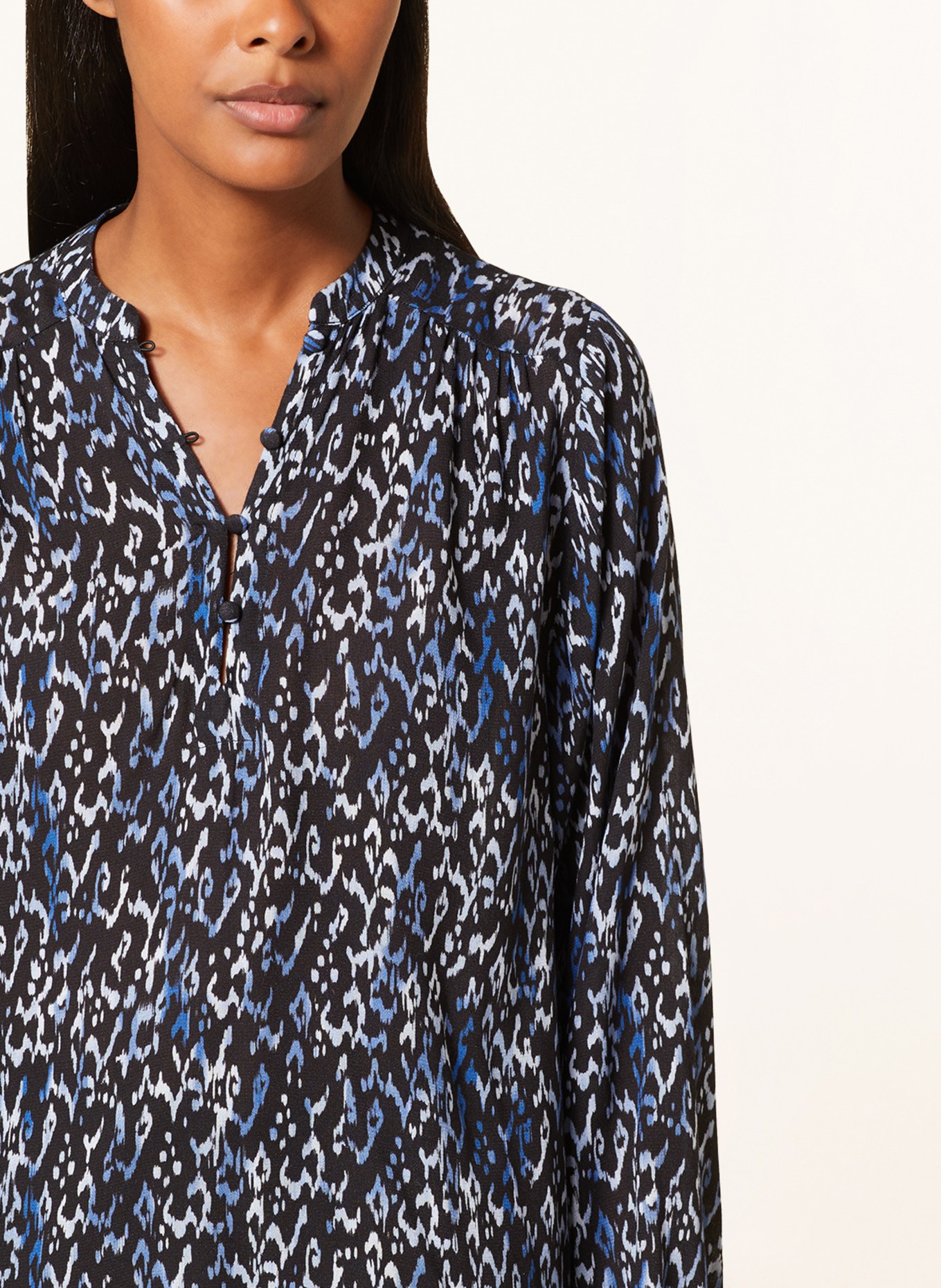 Smith & Soul Shirt blouse, Color: BLACK/ BLUE/ LIGHT BLUE (Image 4)