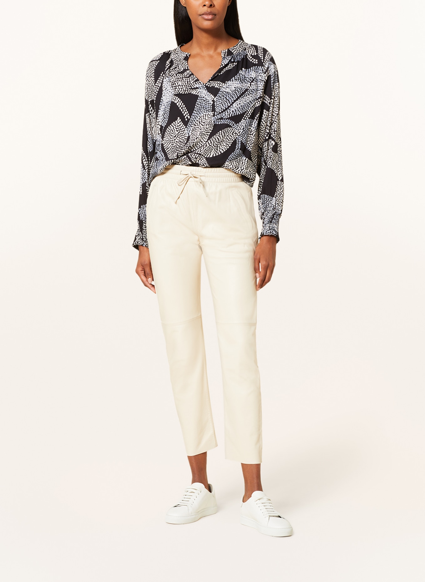 Smith & Soul Shirt blouse, Color: BLACK/ WHITE/ GRAY (Image 2)
